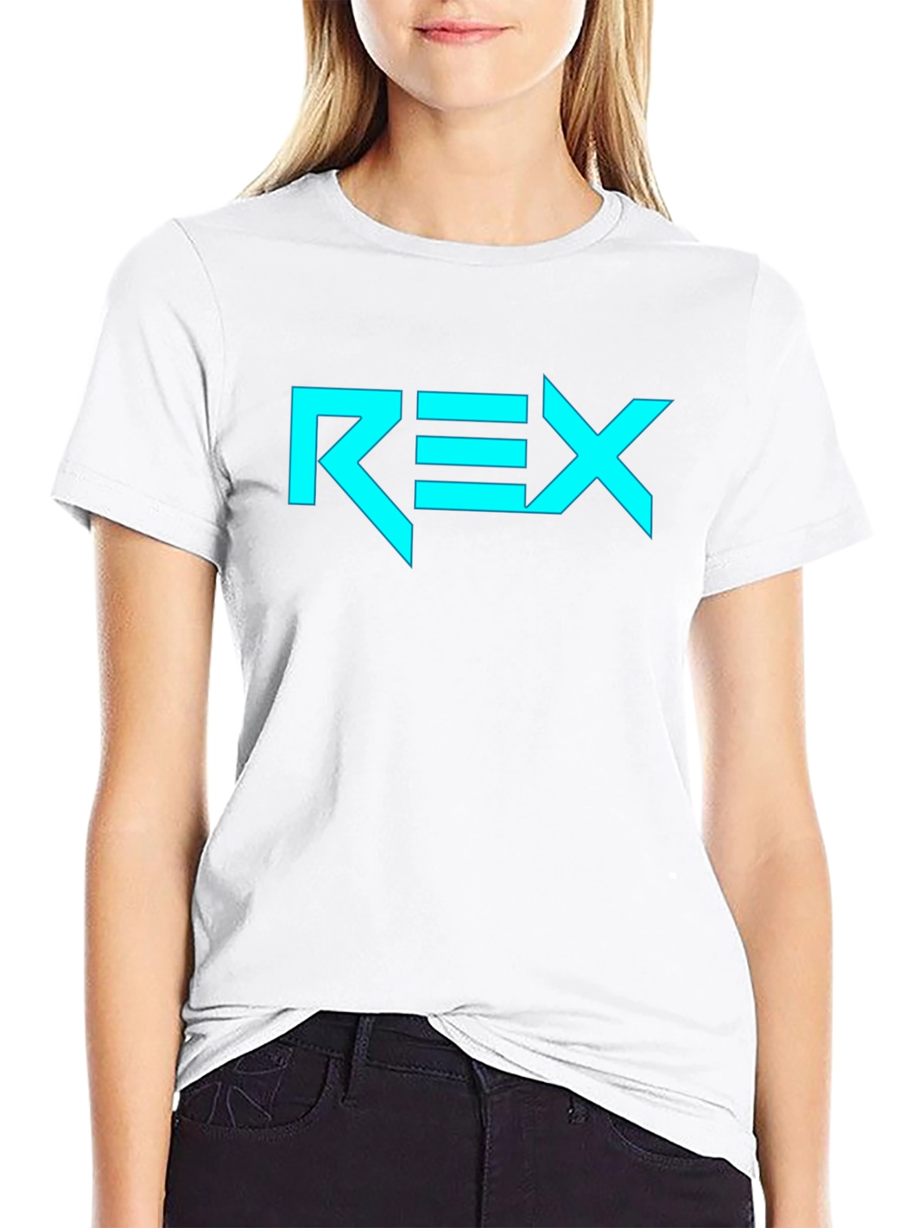 REX Graphic Tee - Modern Black T-Shirt