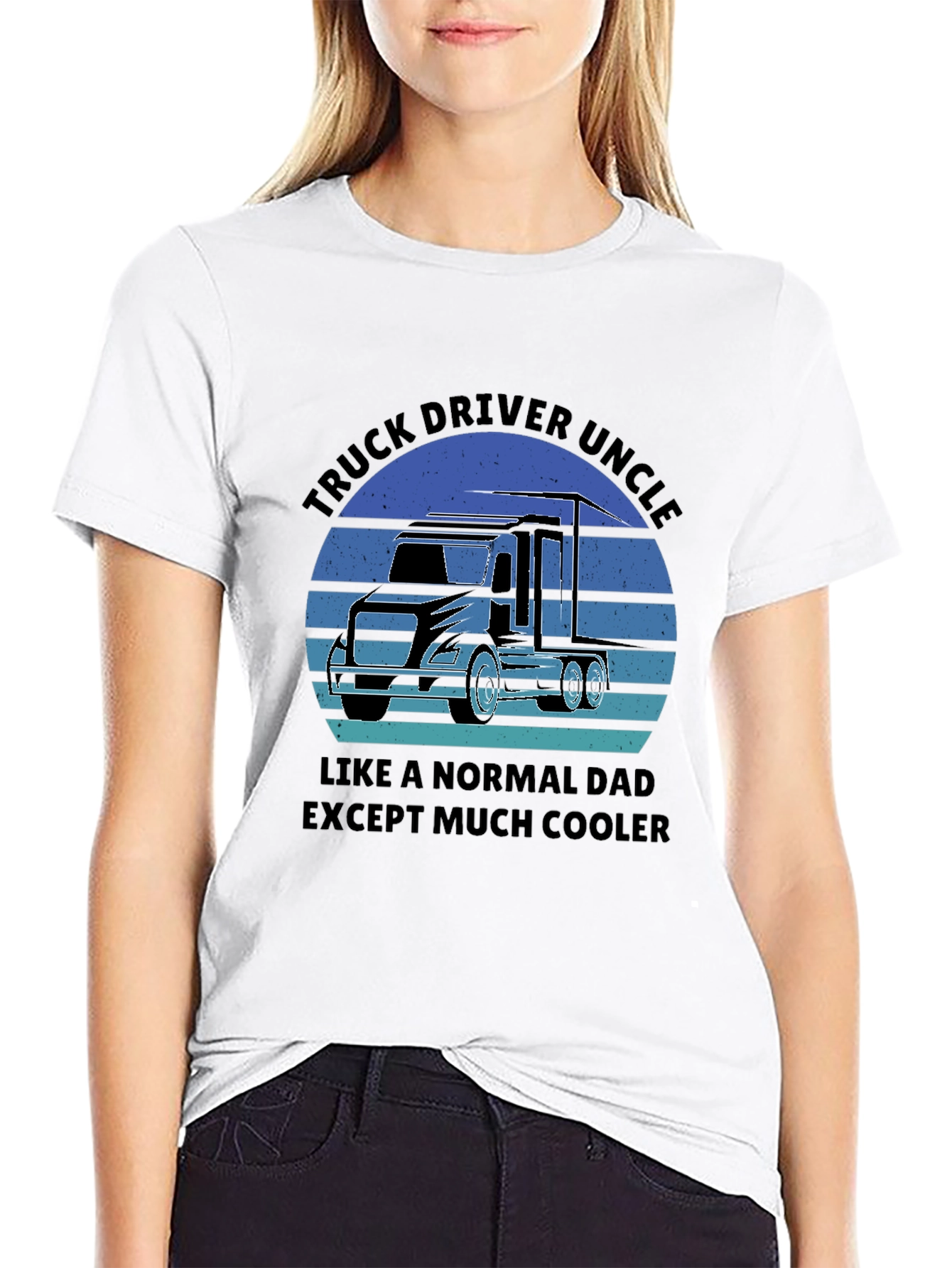 Truck Driver Uncle T-Shirt - Cool Uncle Gift!