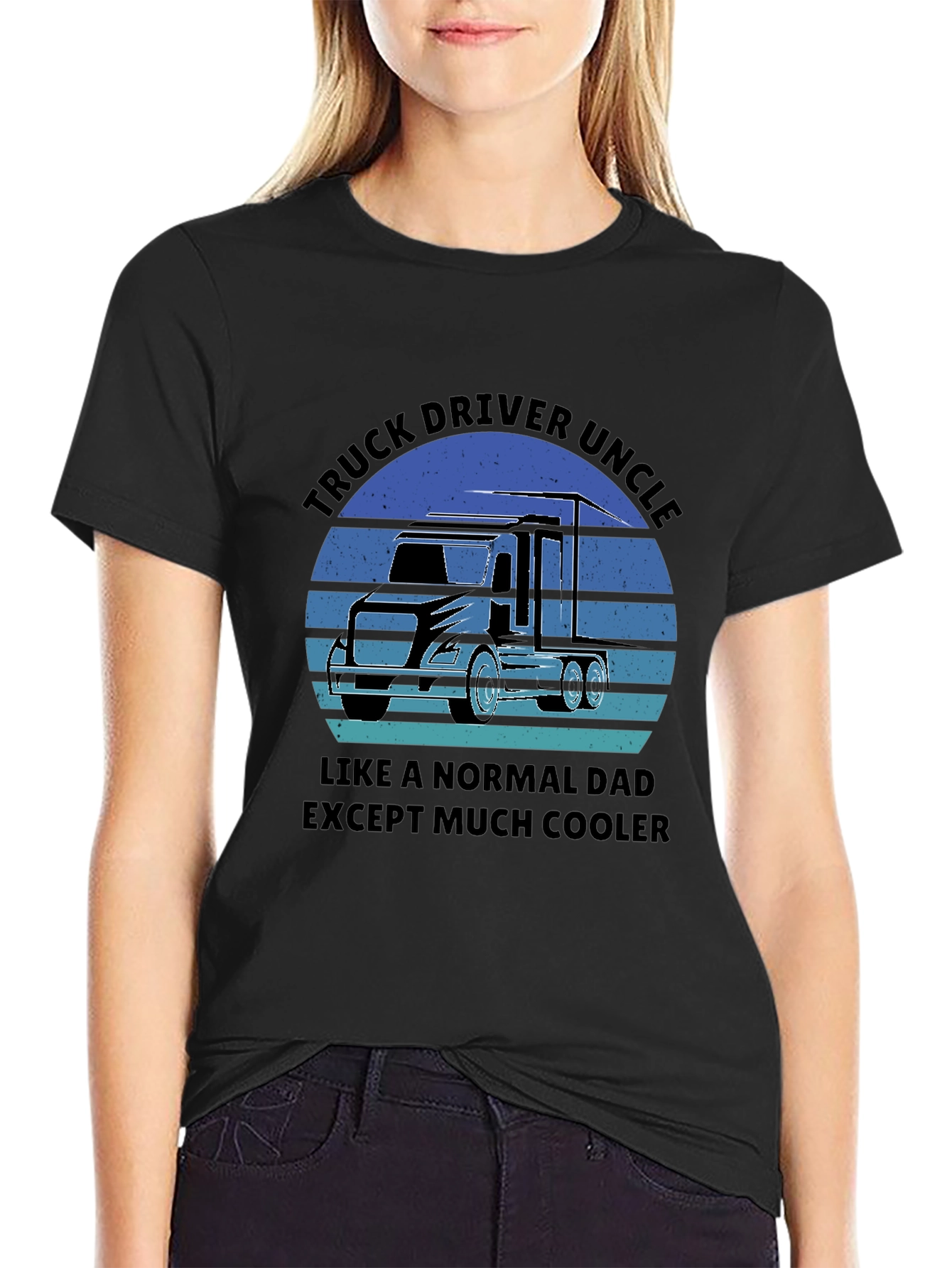 Truck Driver Uncle T-Shirt - Cool Uncle Gift!
