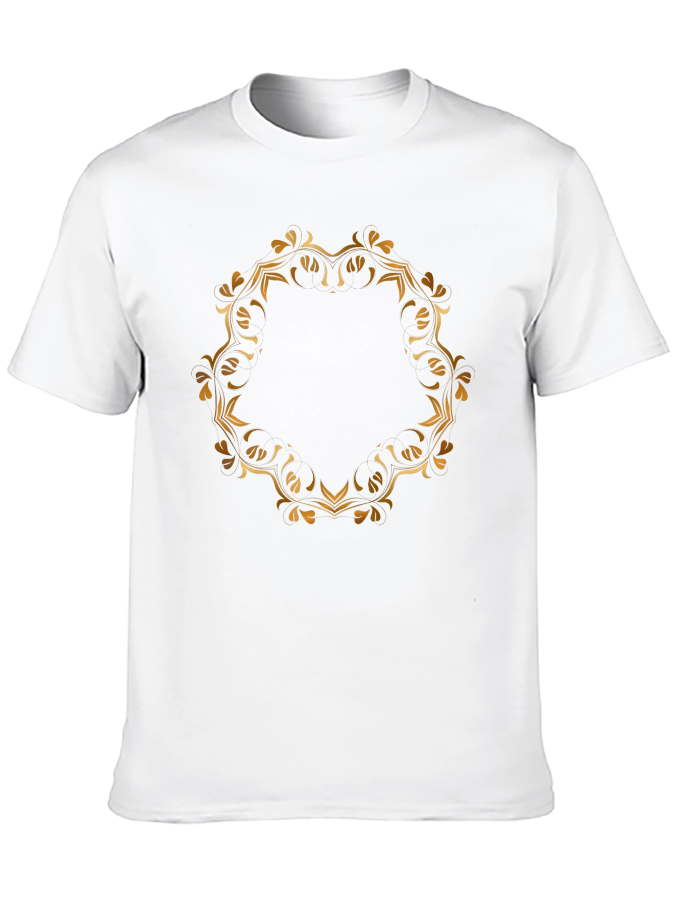 Elegant Floral Mandala Graphic Tee