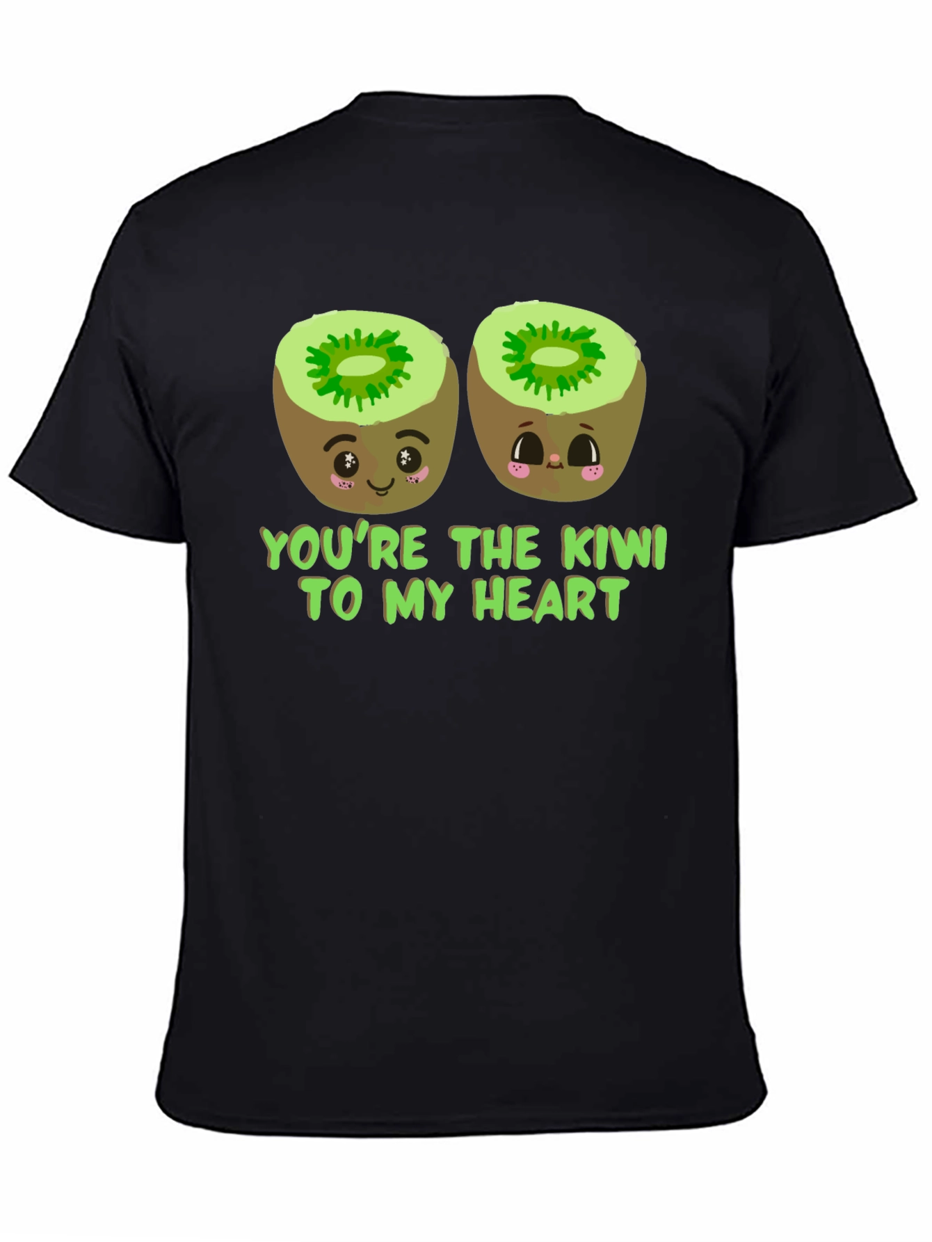 Kiwi Heart Graphic T-Shirt