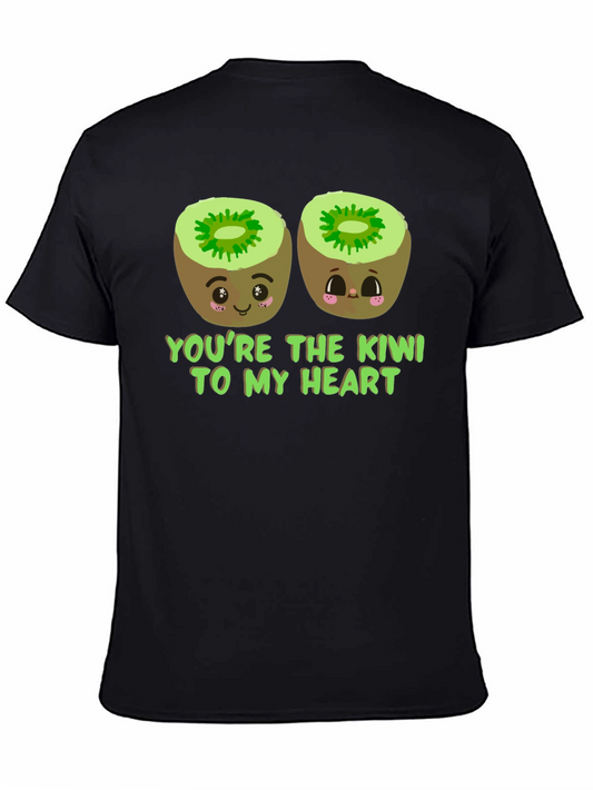 Kiwi Heart Graphic T-Shirt
