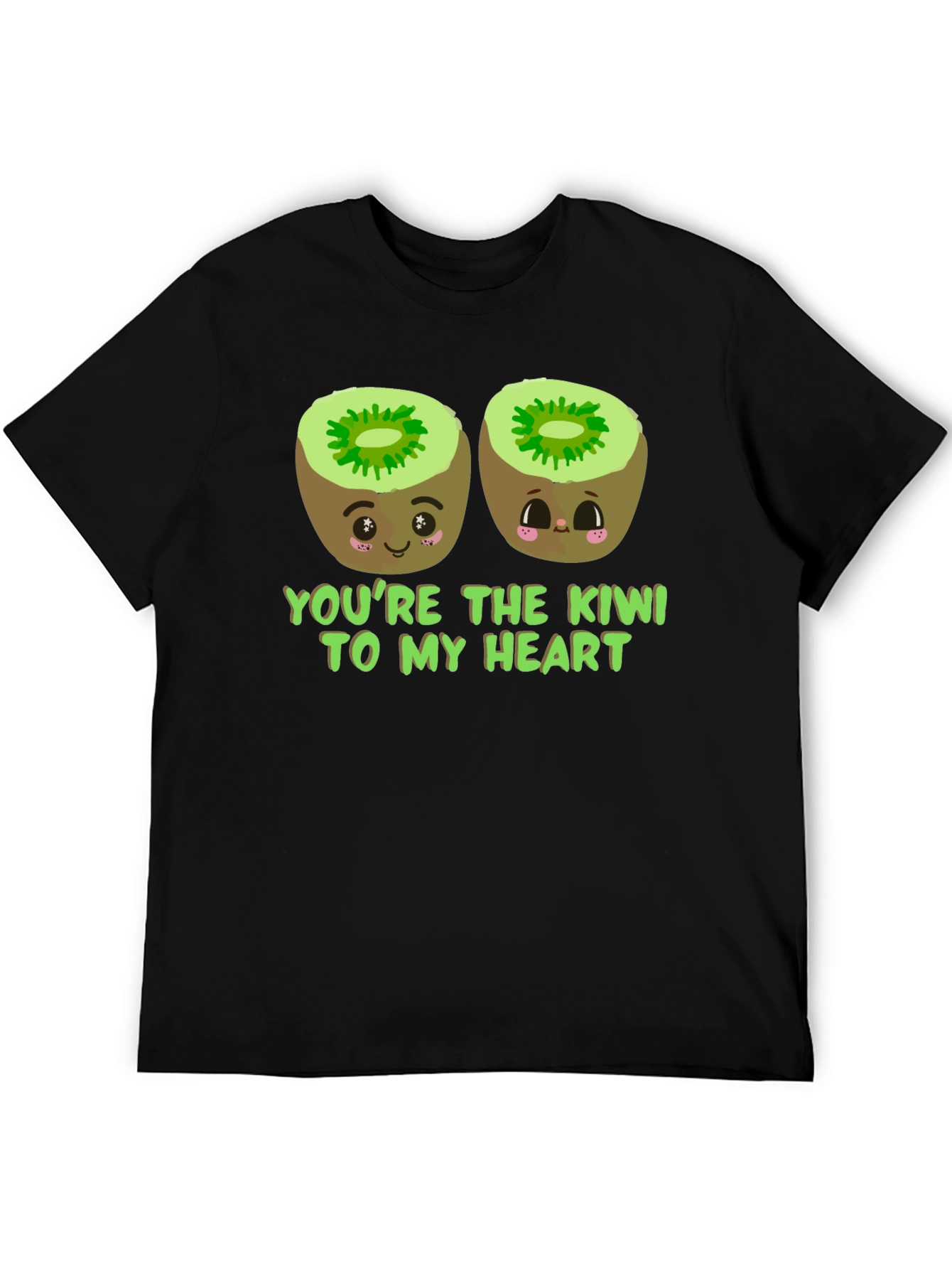 Kiwi Heart Graphic T-Shirt