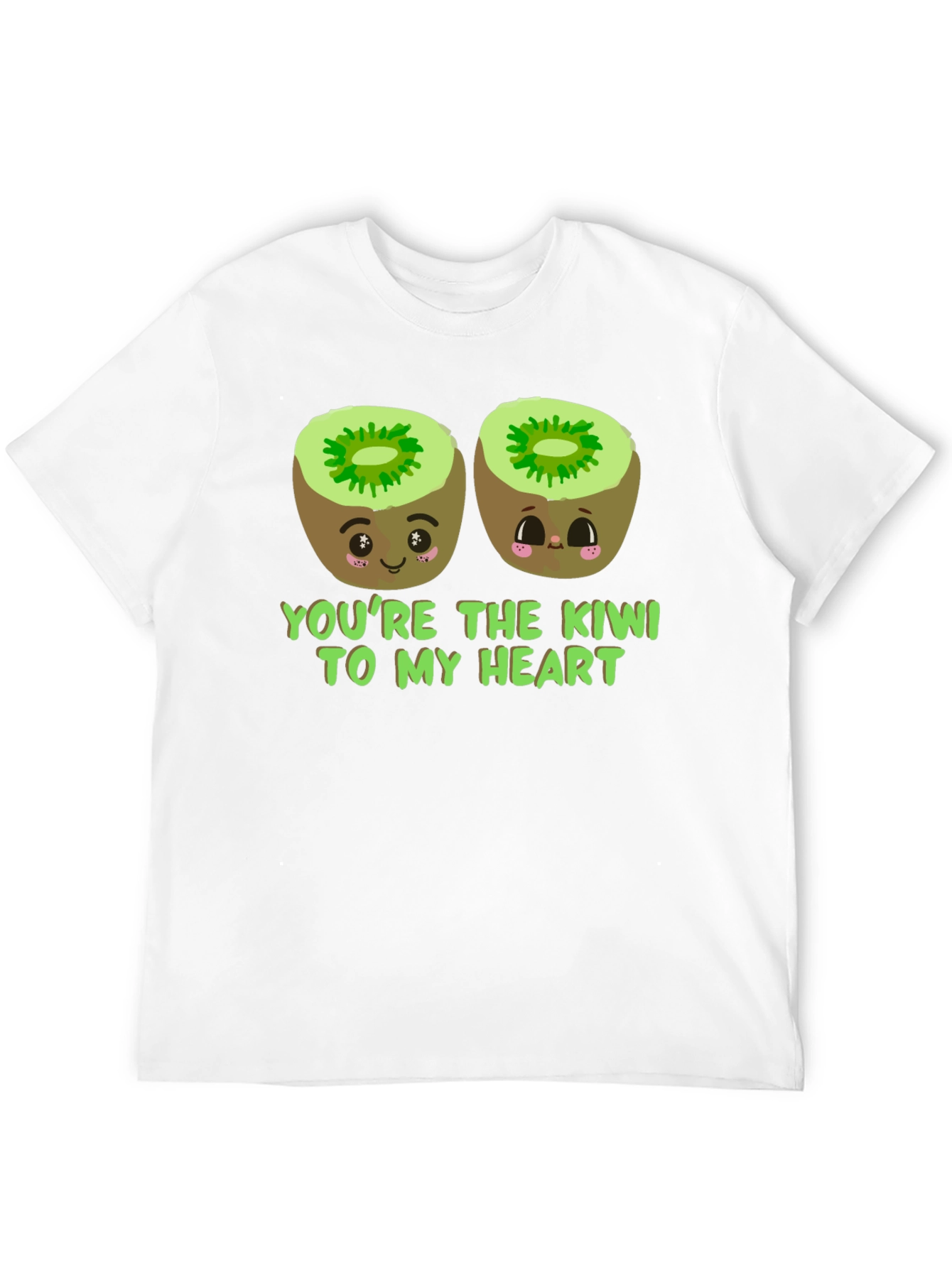 Kiwi Heart Graphic T-Shirt