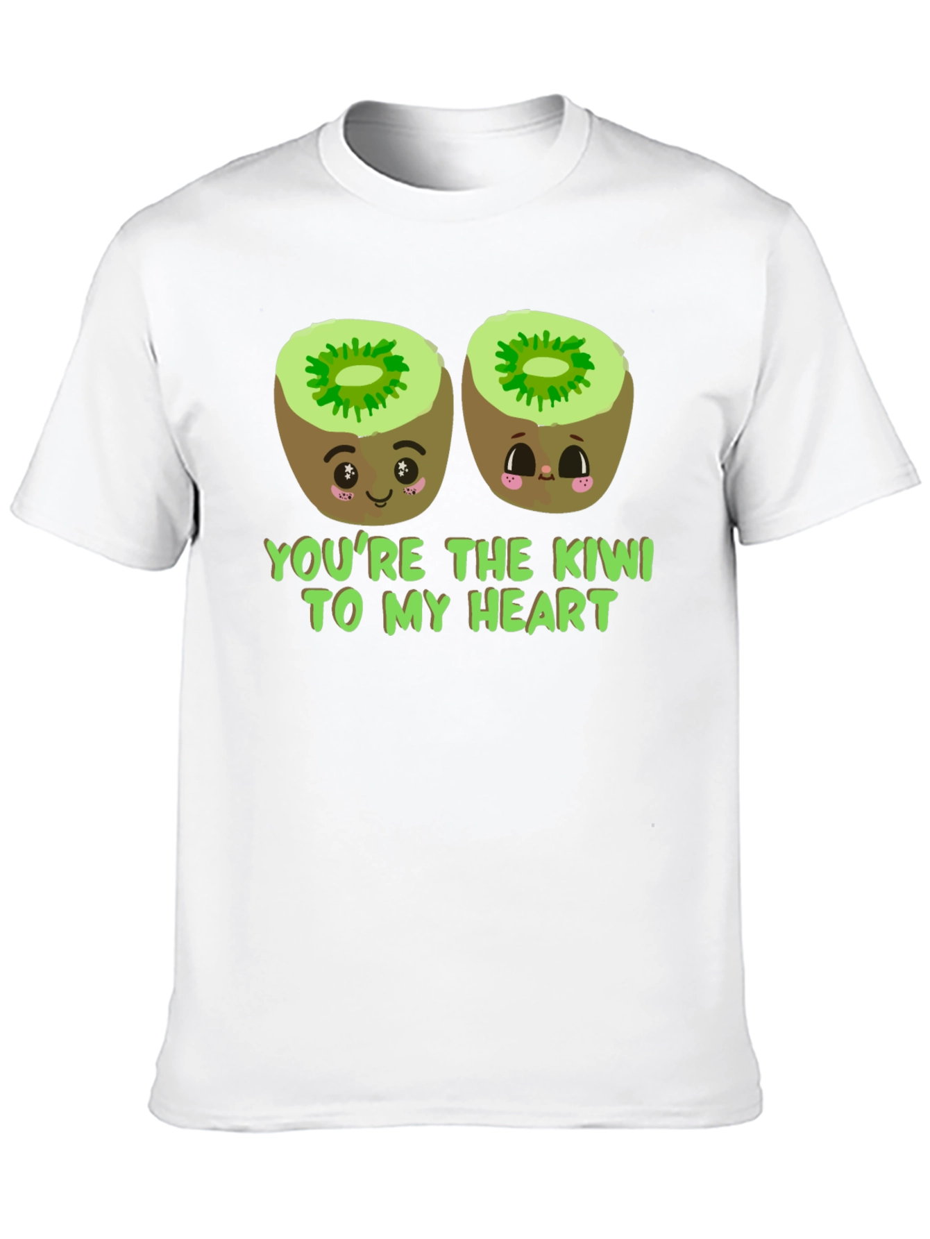 Kiwi Heart Graphic T-Shirt