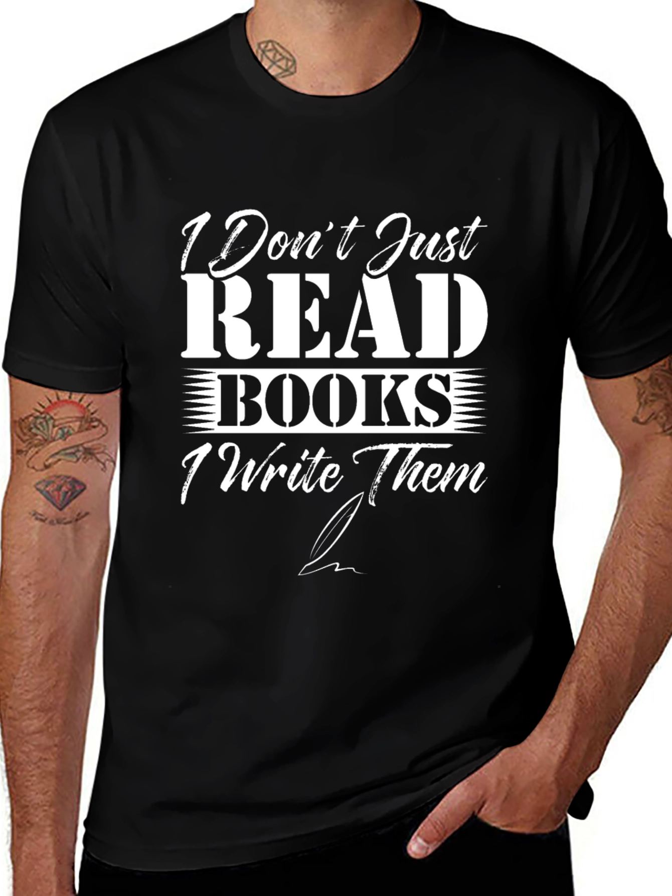 I Dont Just Read Books T-Shirt