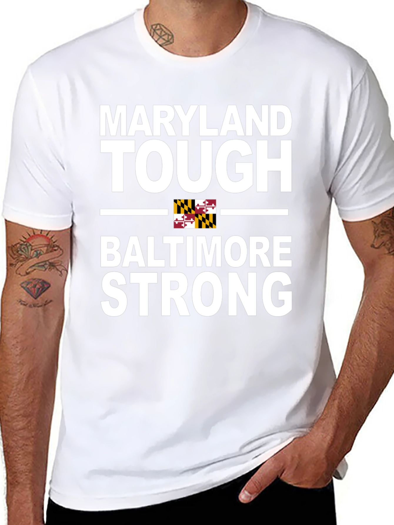 Maryland Tough Baltimore Strong Graphic Tee