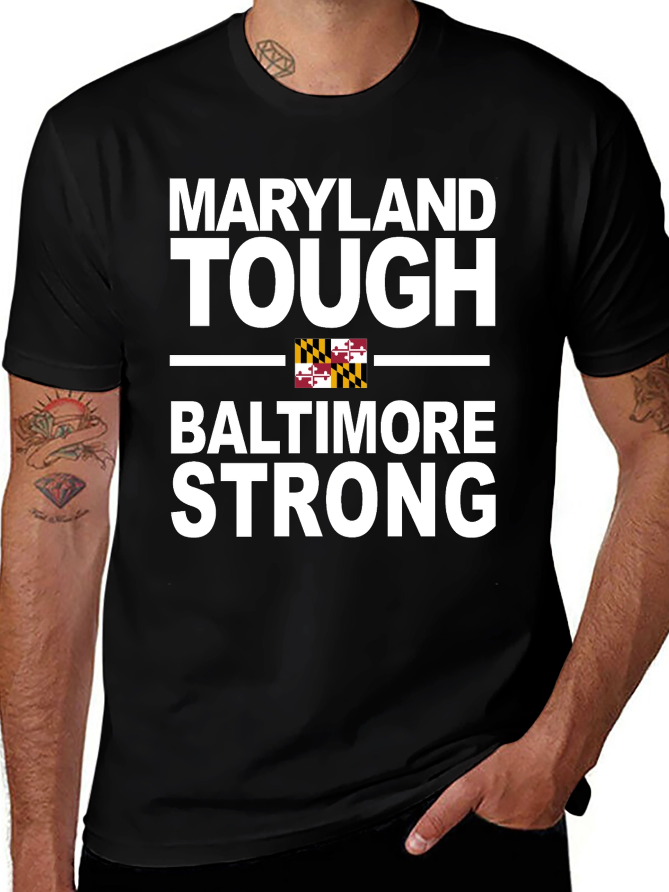 Maryland Tough Baltimore Strong Graphic Tee