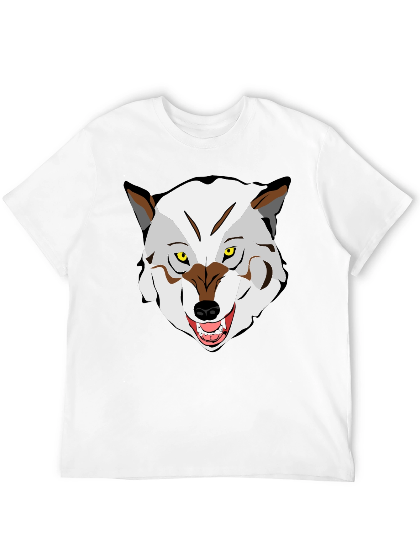Wolf Graphic Tee - Mens Black T-Shirt