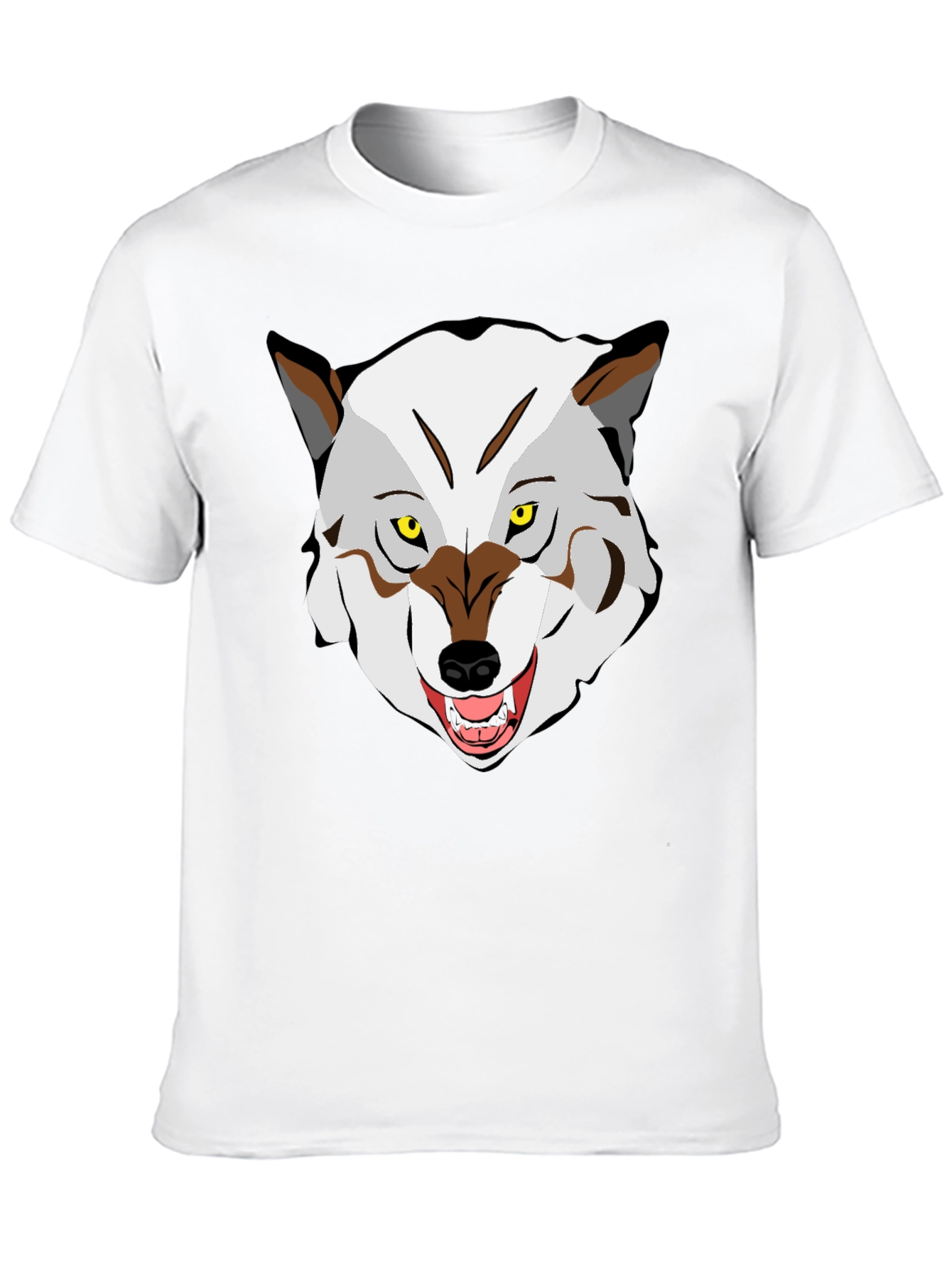 Wolf Graphic Tee - Mens Black T-Shirt