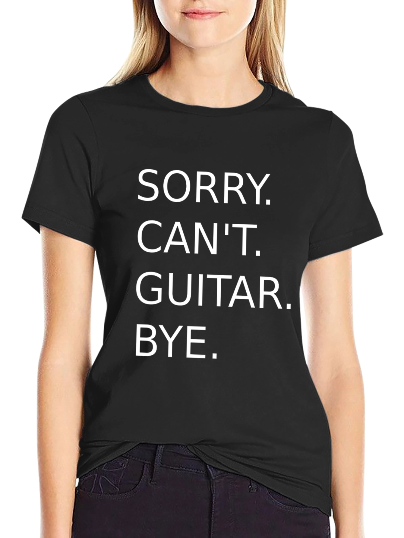 Sorry Cant Guitar Bye T-Shirt