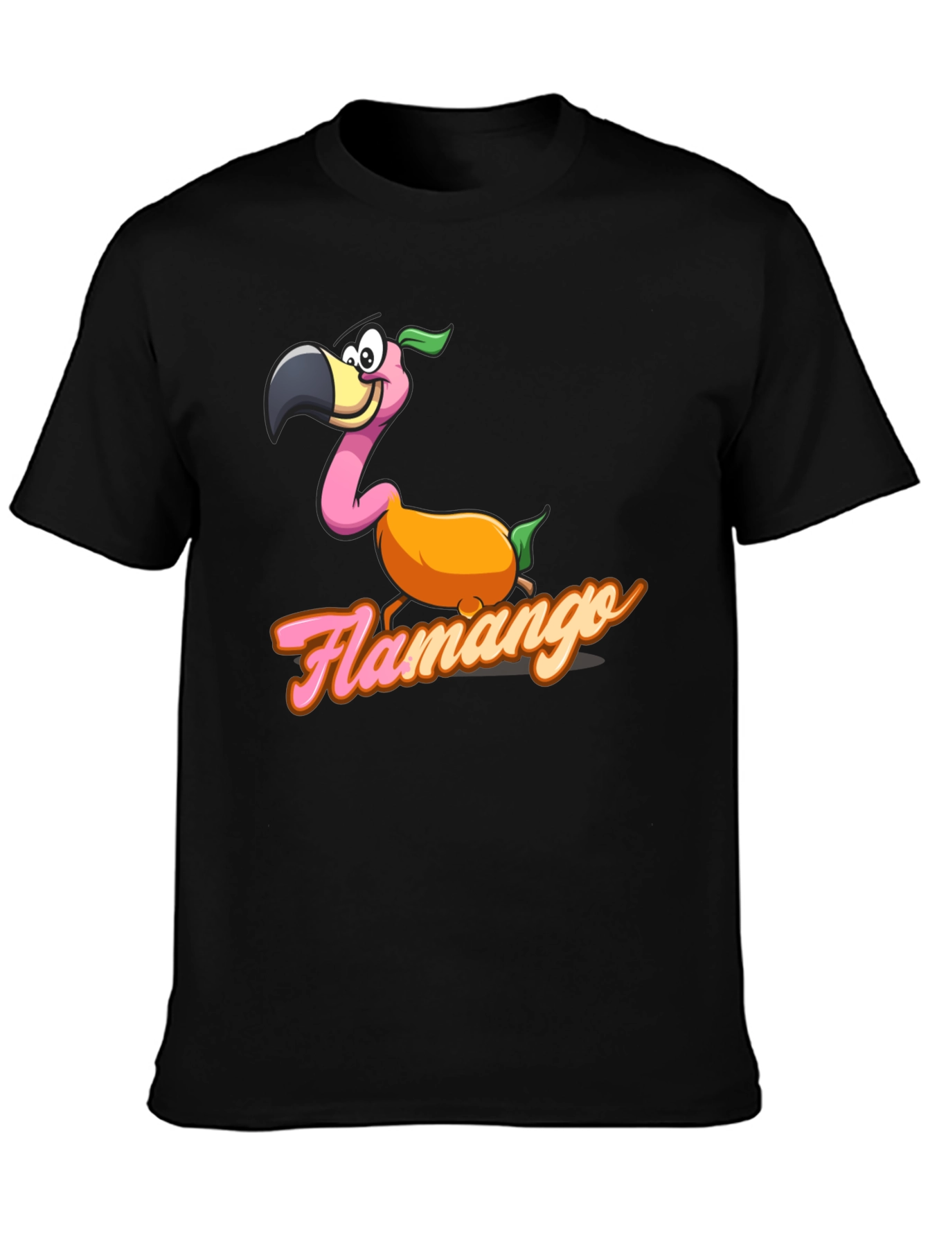 Flamango Graphic Tee - Tropical Fruit Flamingo T-Shirt