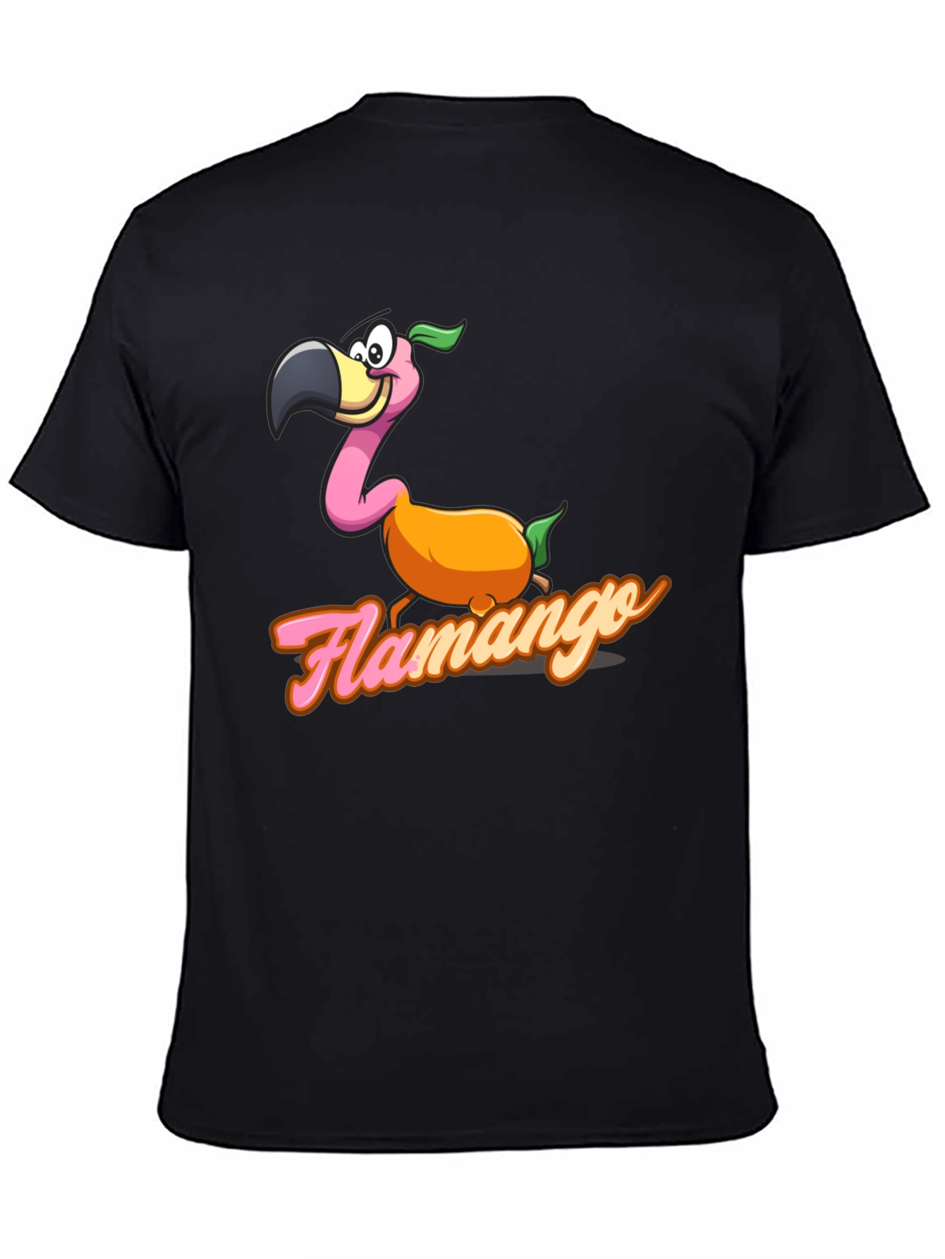 Flamango Graphic Tee - Tropical Fruit Flamingo T-Shirt