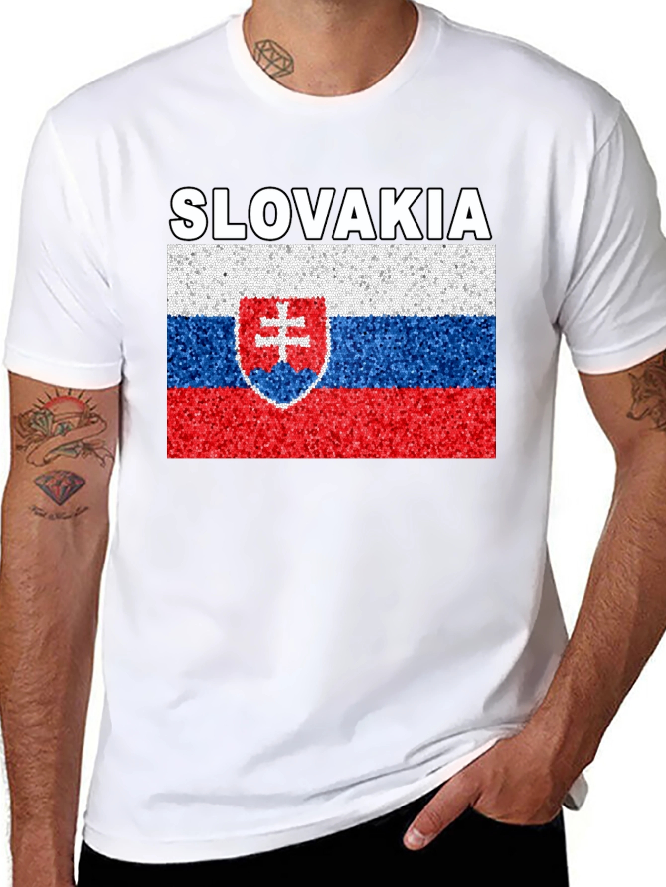 Slovakia Flag T-Shirt - National Pride Tee
