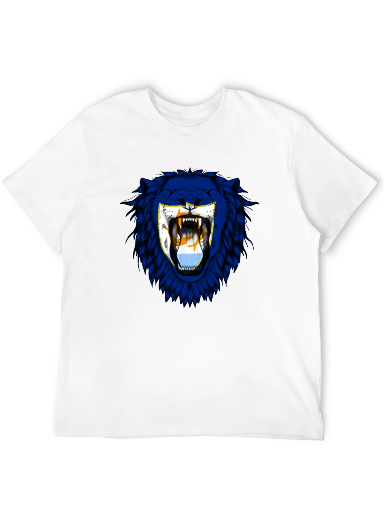 Lion Flag Graphic Tee - Mens Black T-Shirt