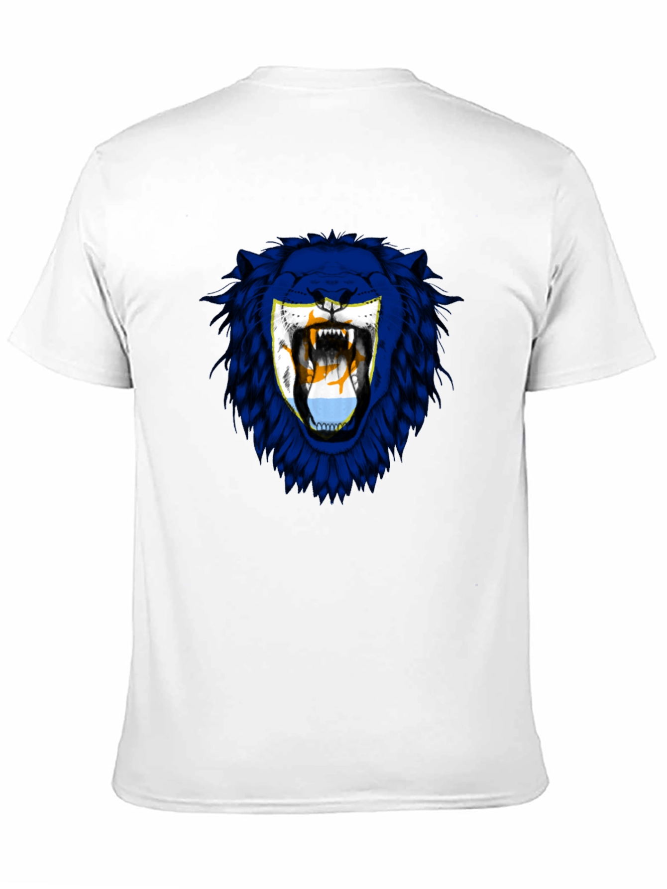 Lion Flag Graphic Tee - Mens Black T-Shirt