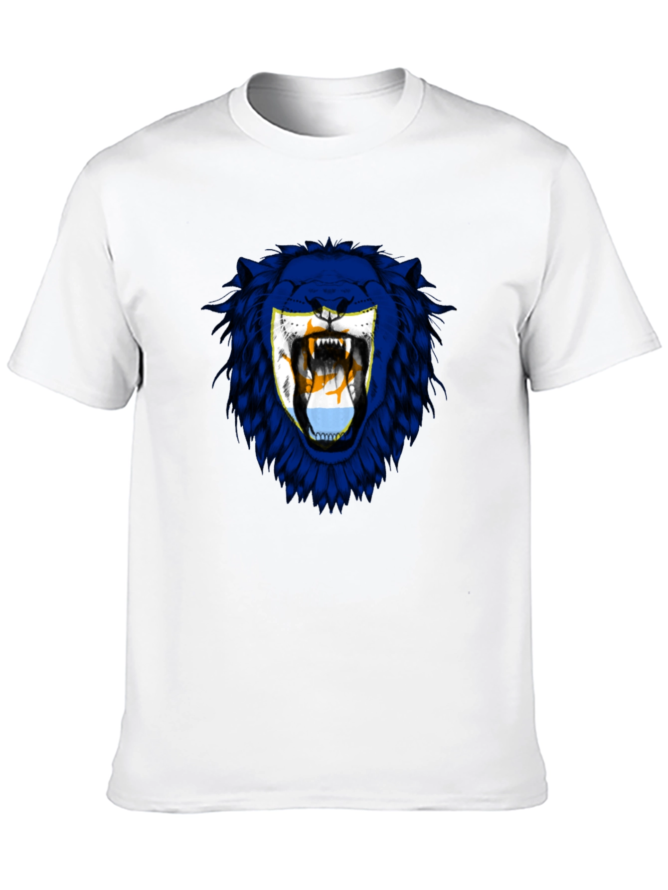Lion Flag Graphic Tee - Mens Black T-Shirt