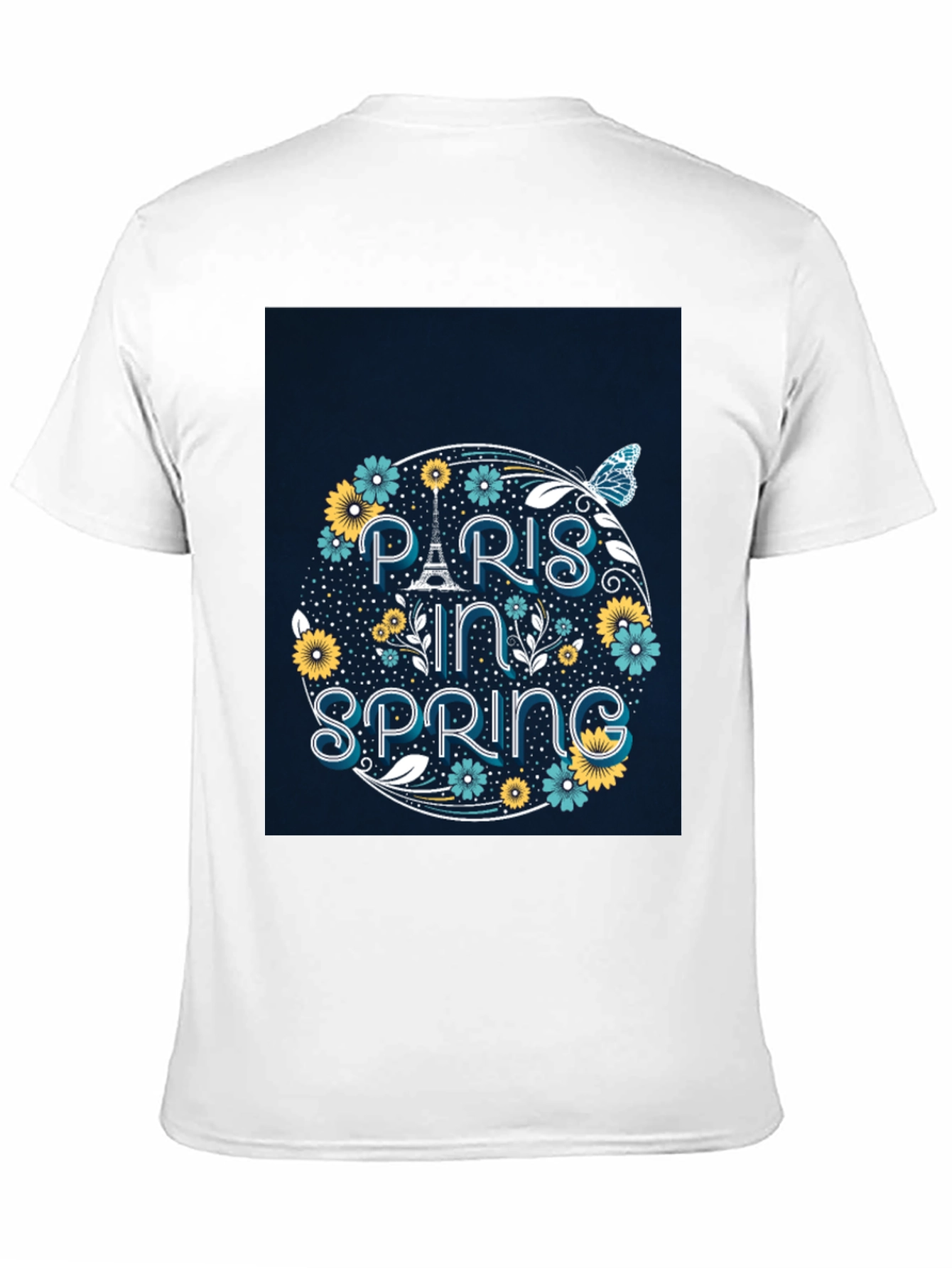 Paris in Spring Graphic Tee - Black