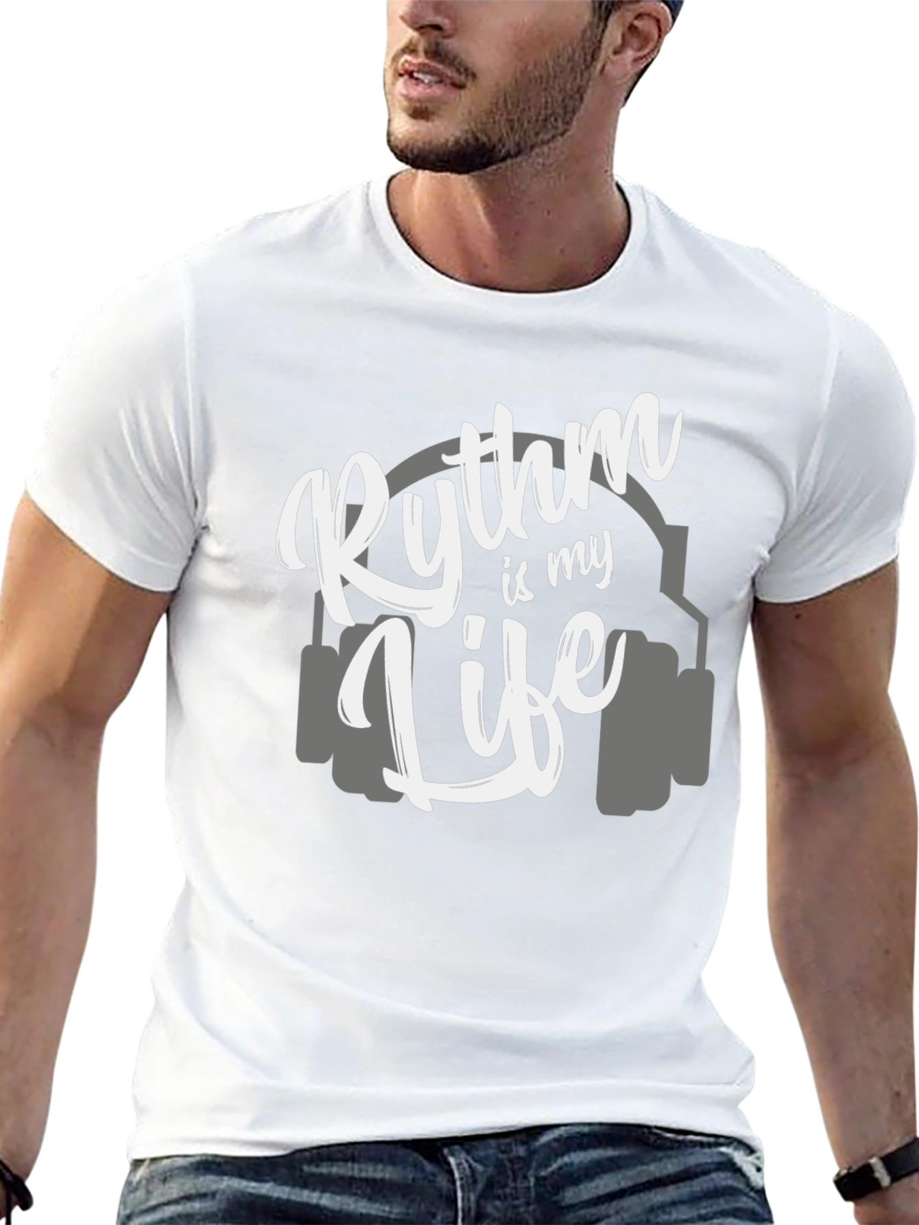 Rhythm is my Life Graphic T-Shirt