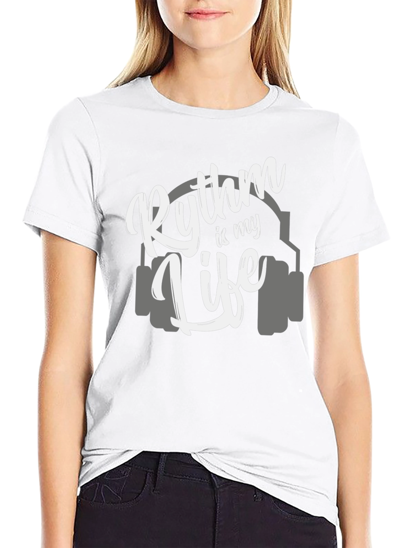 Rhythm is my Life Graphic T-Shirt