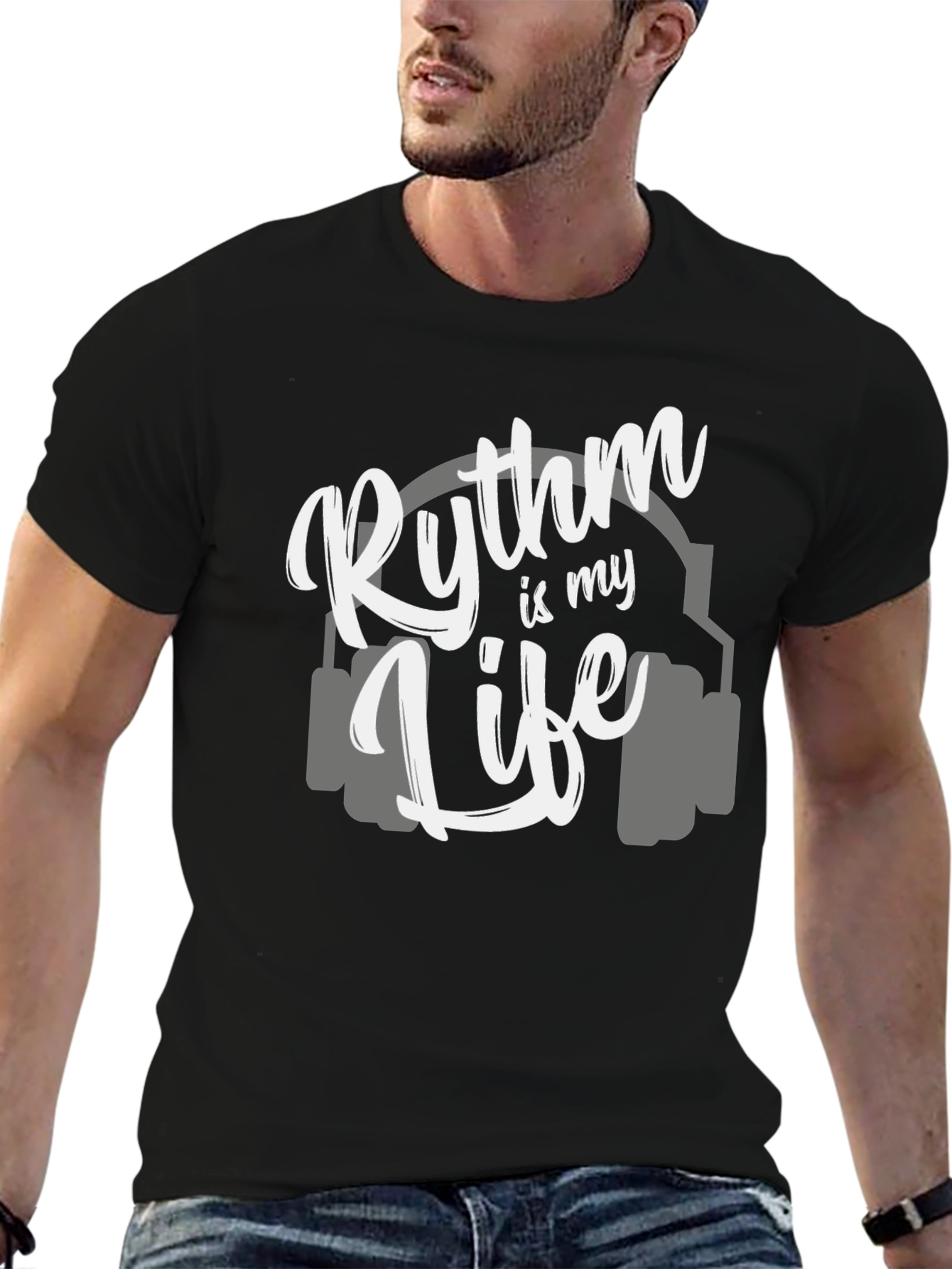 Rhythm is my Life Graphic T-Shirt
