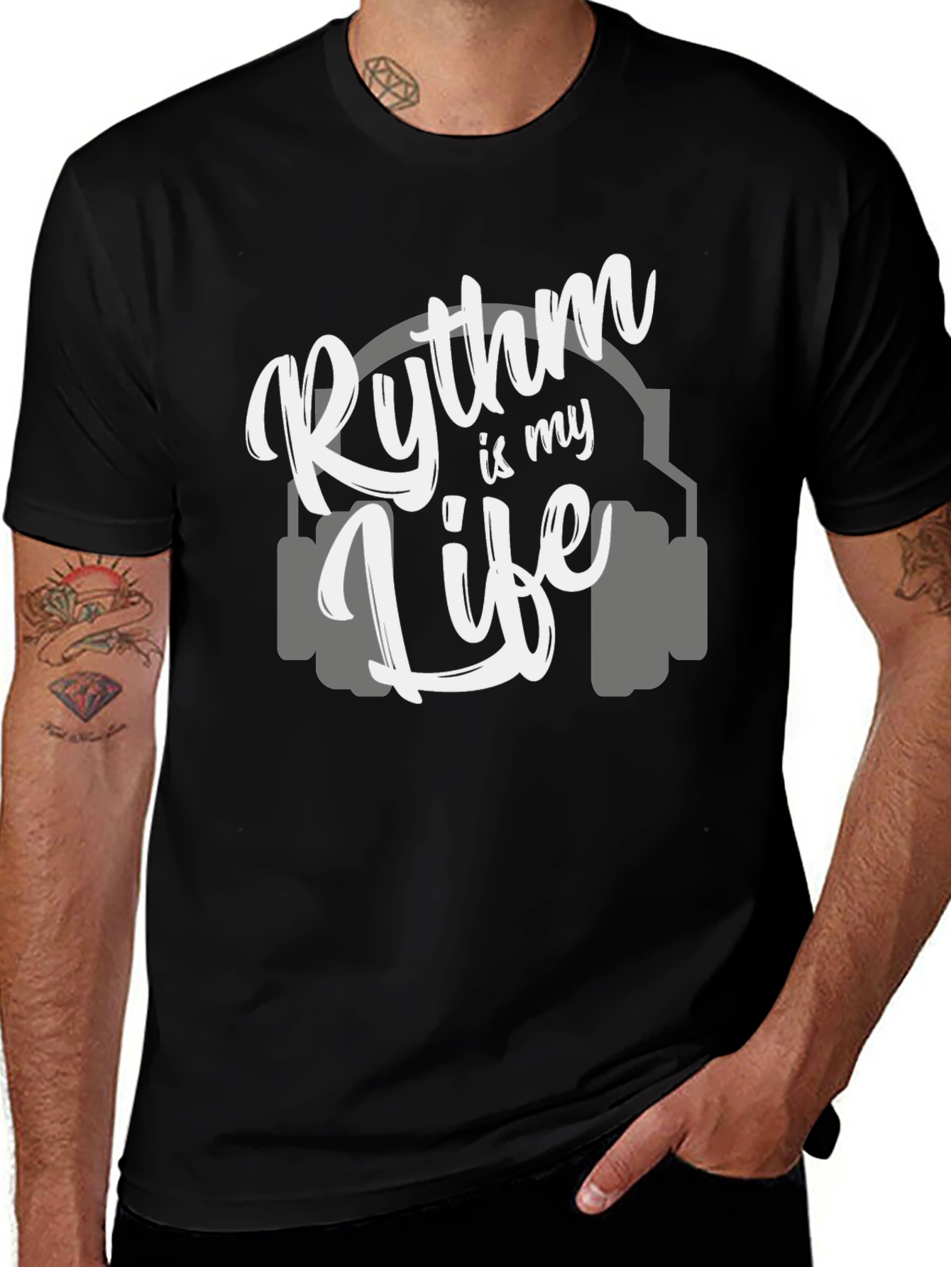 Rhythm is my Life Graphic T-Shirt