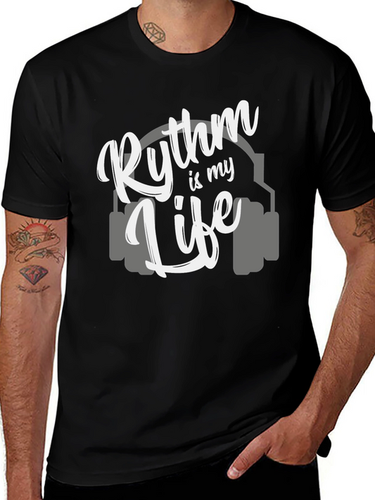 Rhythm is my Life Graphic T-Shirt