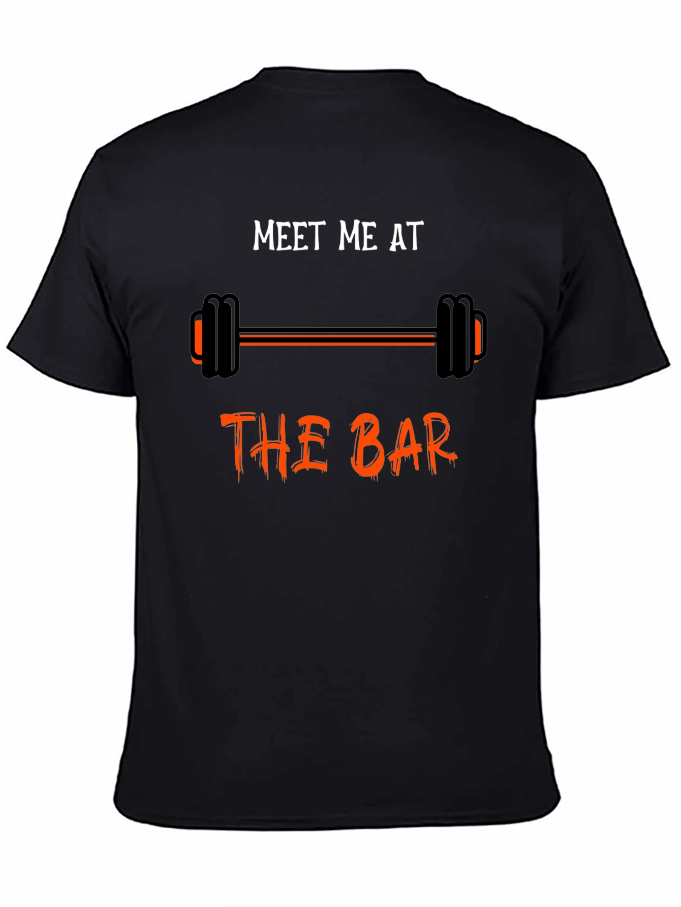 Meet Me At the Bar Black Graphic T-Shirt