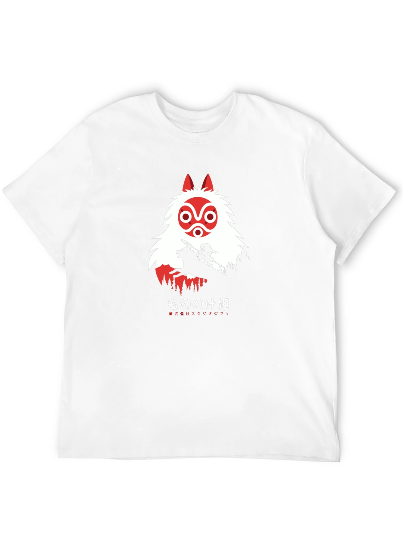 Princess Mononoke T-Shirt - Anime Inspired Design