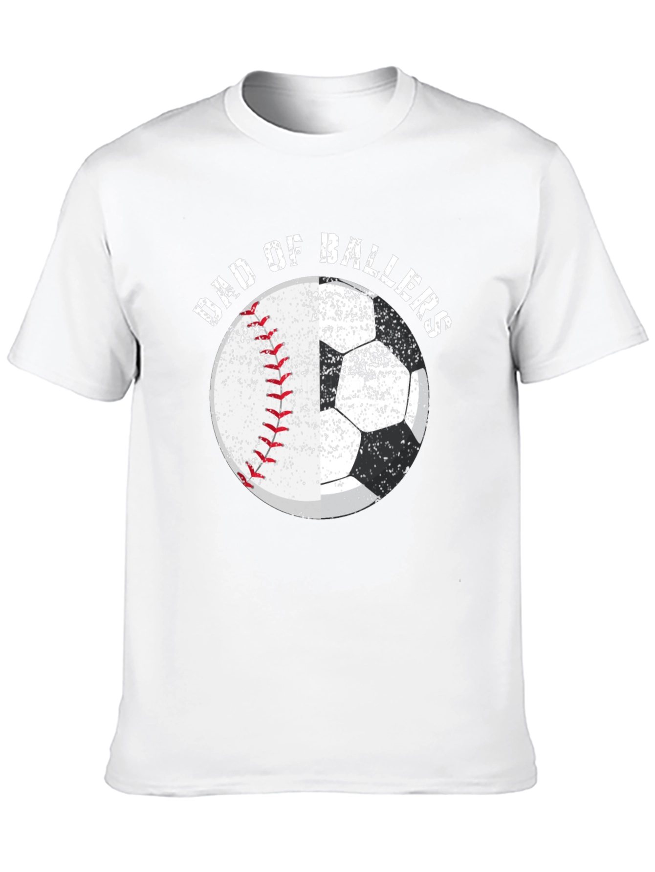 Dad of Ballers T-Shirt Baseball Soccer Fathers Day Tee