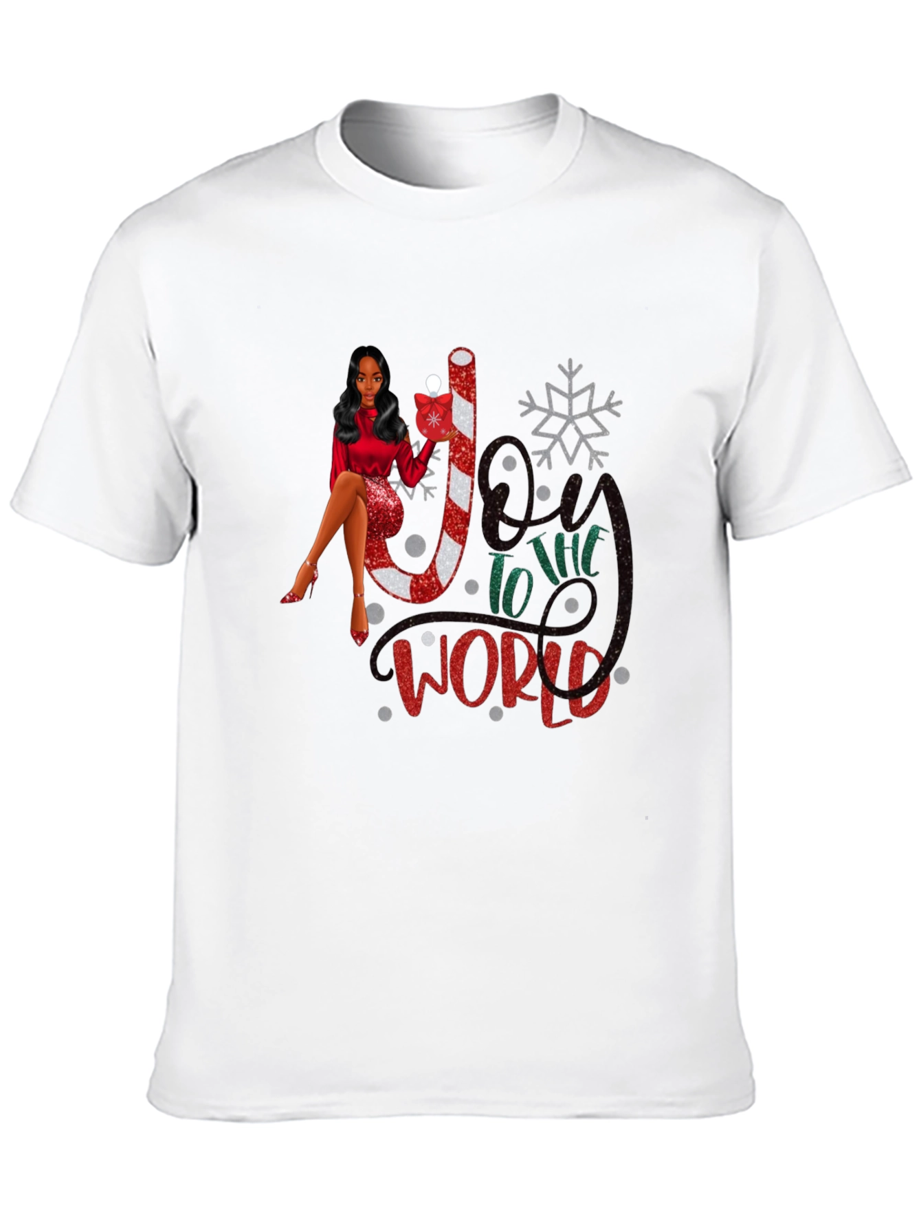 Joy to the World Christmas Graphic T-Shirt