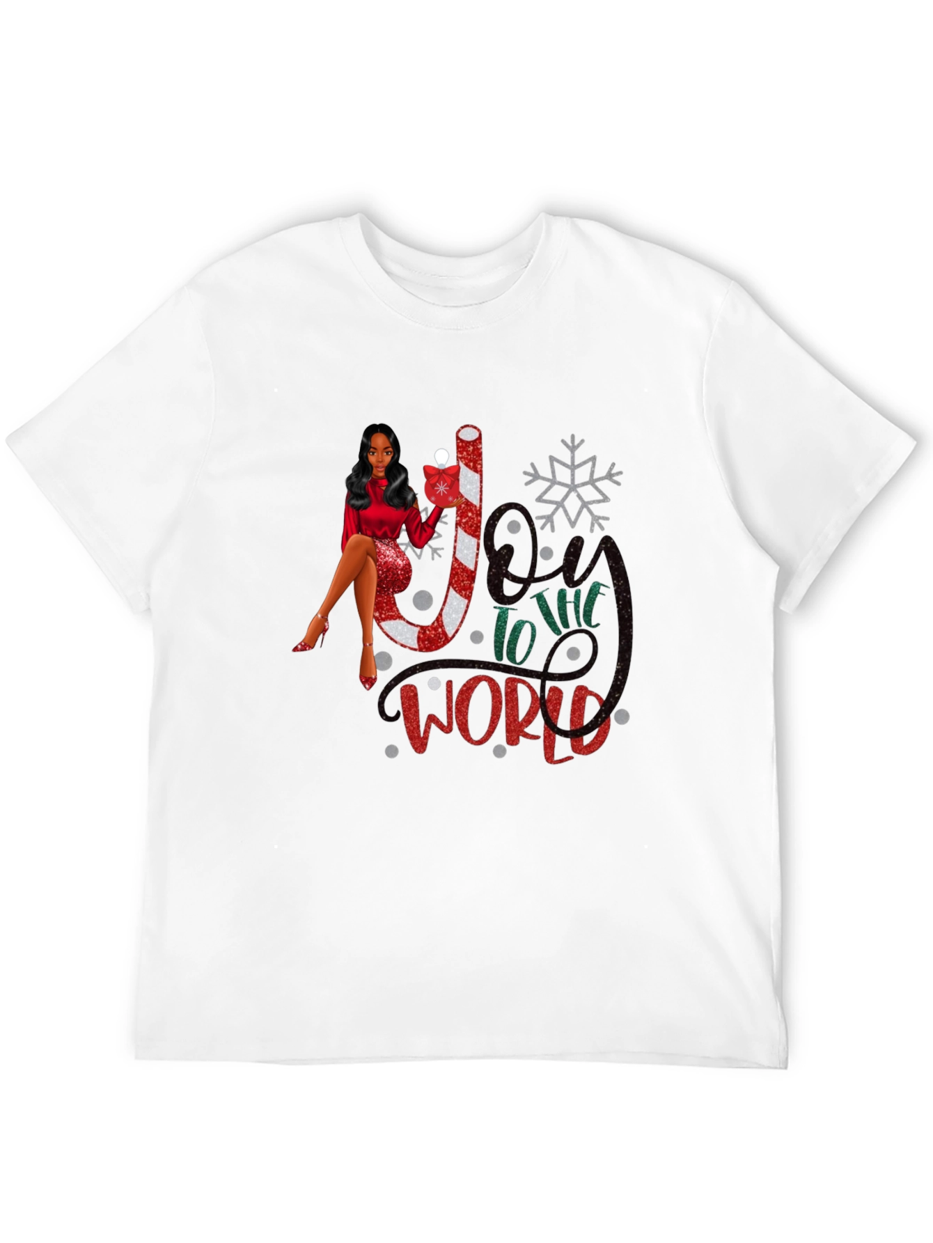 Joy to the World Christmas Graphic T-Shirt