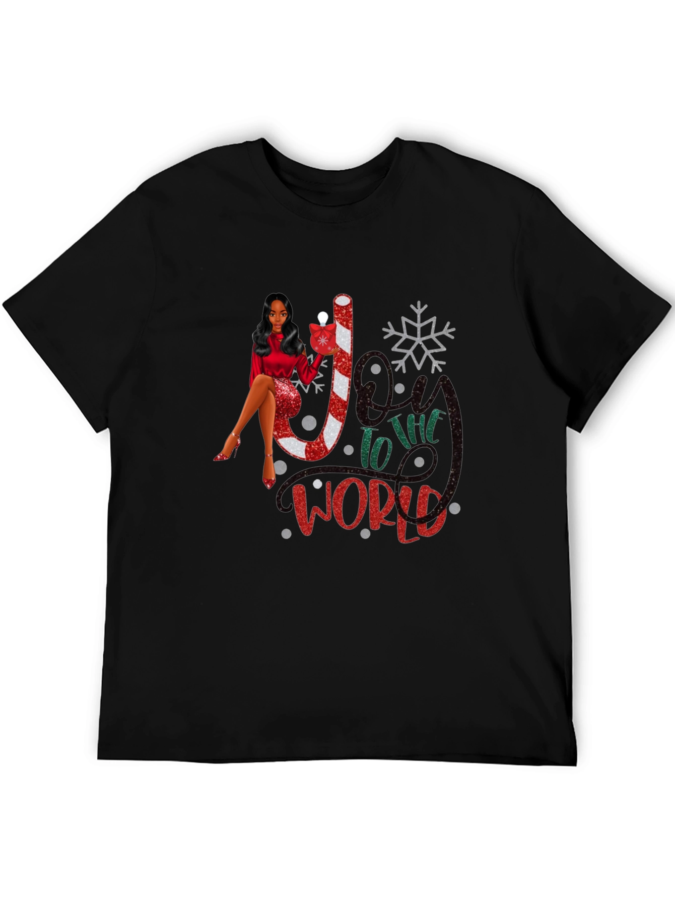 Joy to the World Christmas Graphic T-Shirt