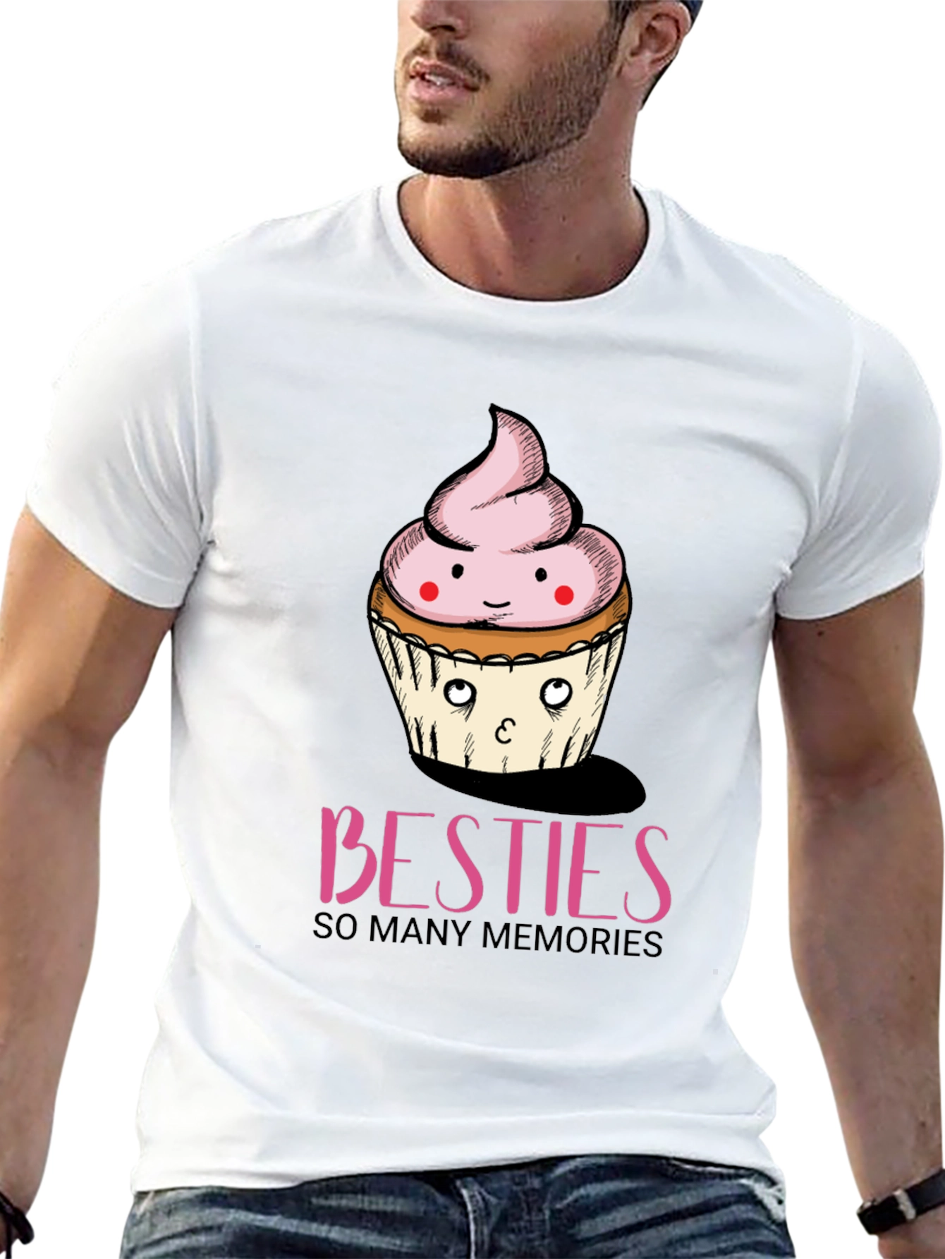 Besties Cupcake T-Shirt - So Many Memories