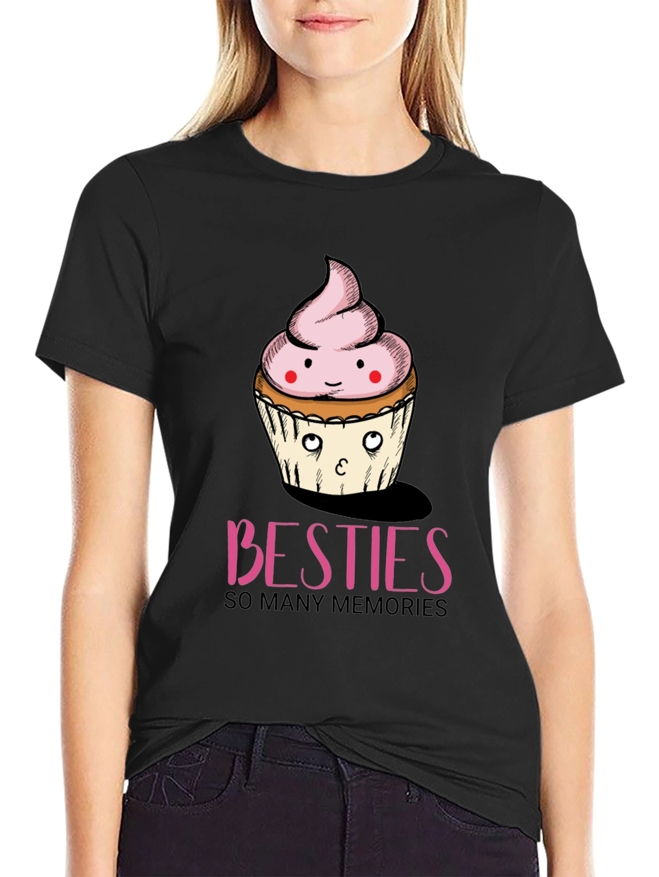 Besties Cupcake T-Shirt - So Many Memories