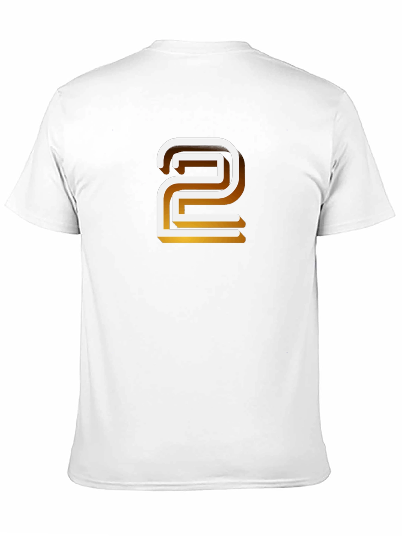 Retro Number 2 Graphic T-Shirt - Black
