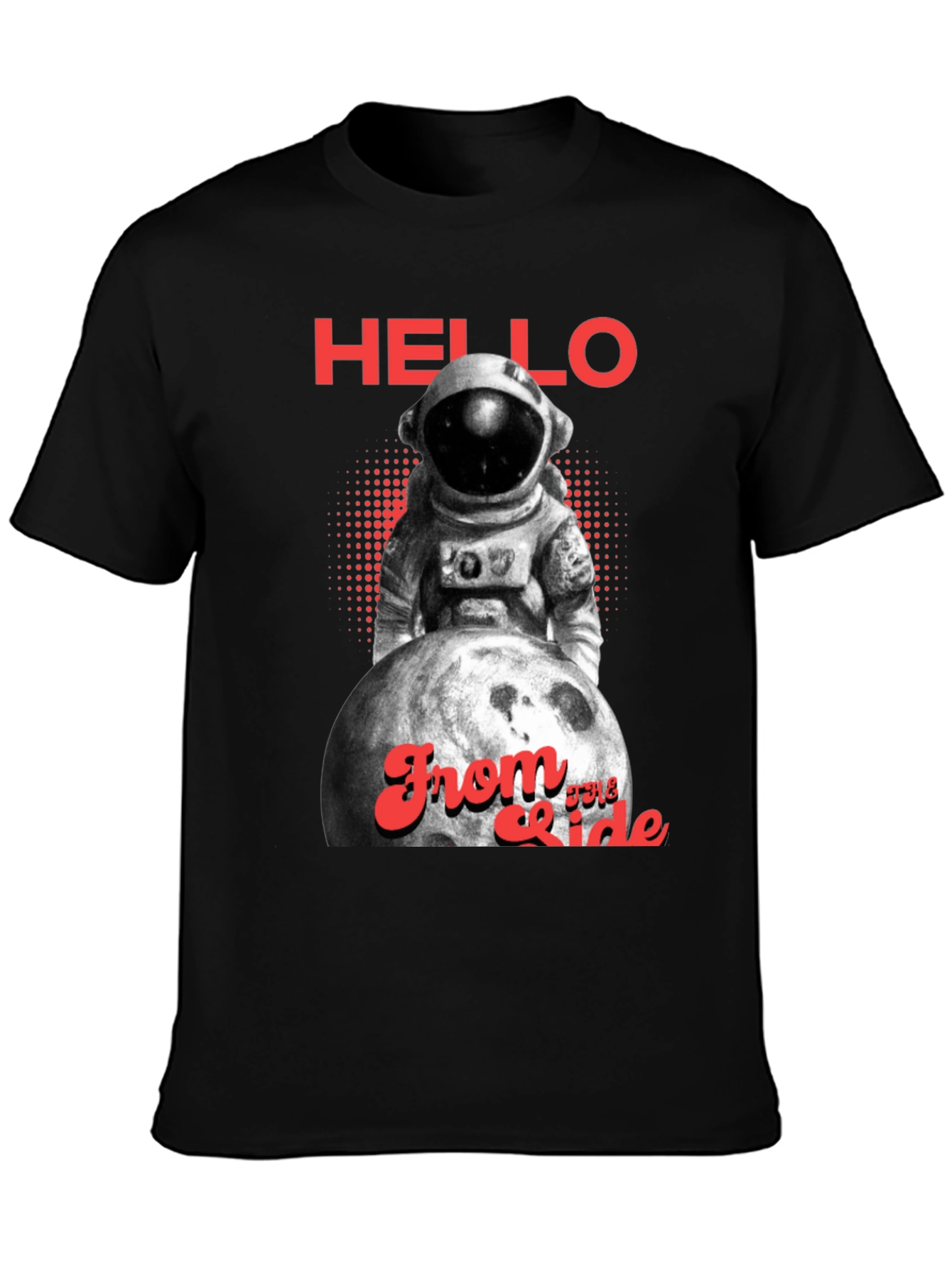 Hello From the Ride T-Shirt - Astronaut Design