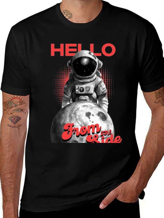 Hello From the Ride T-Shirt - Astronaut Design