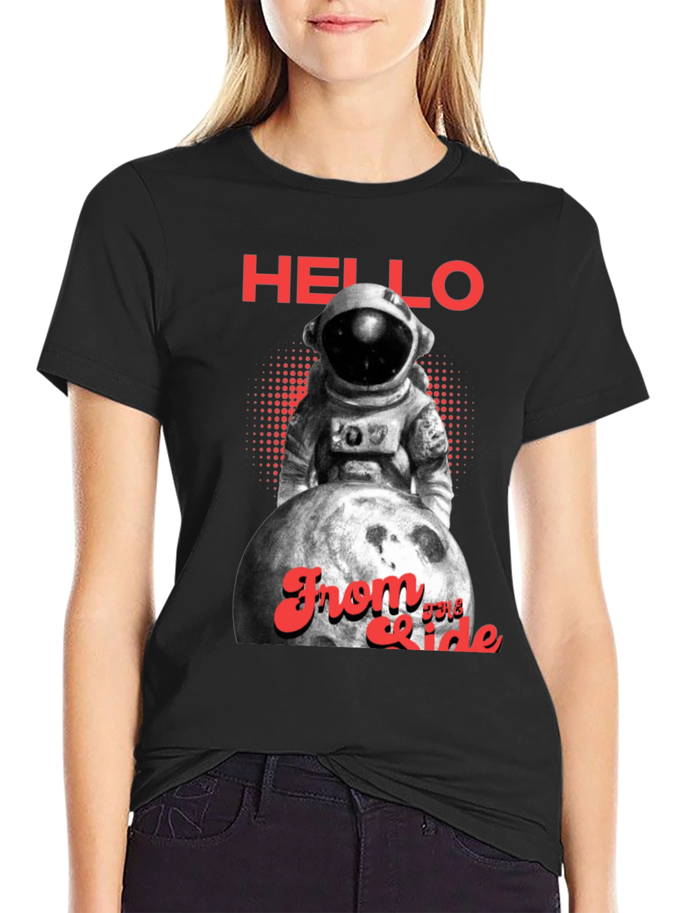 Hello From the Ride T-Shirt - Astronaut Design