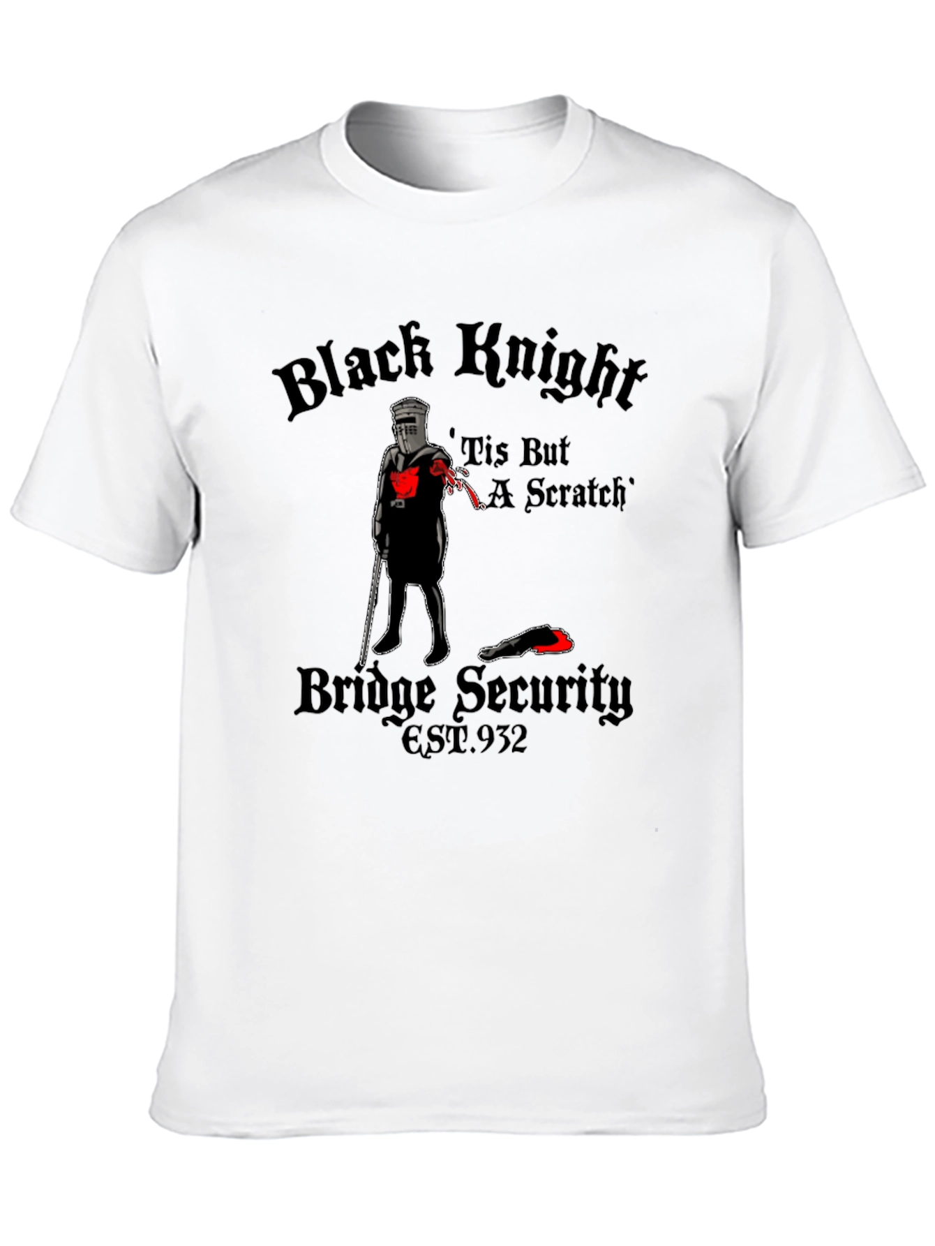 Black Knight Tis But a Scratch T-Shirt