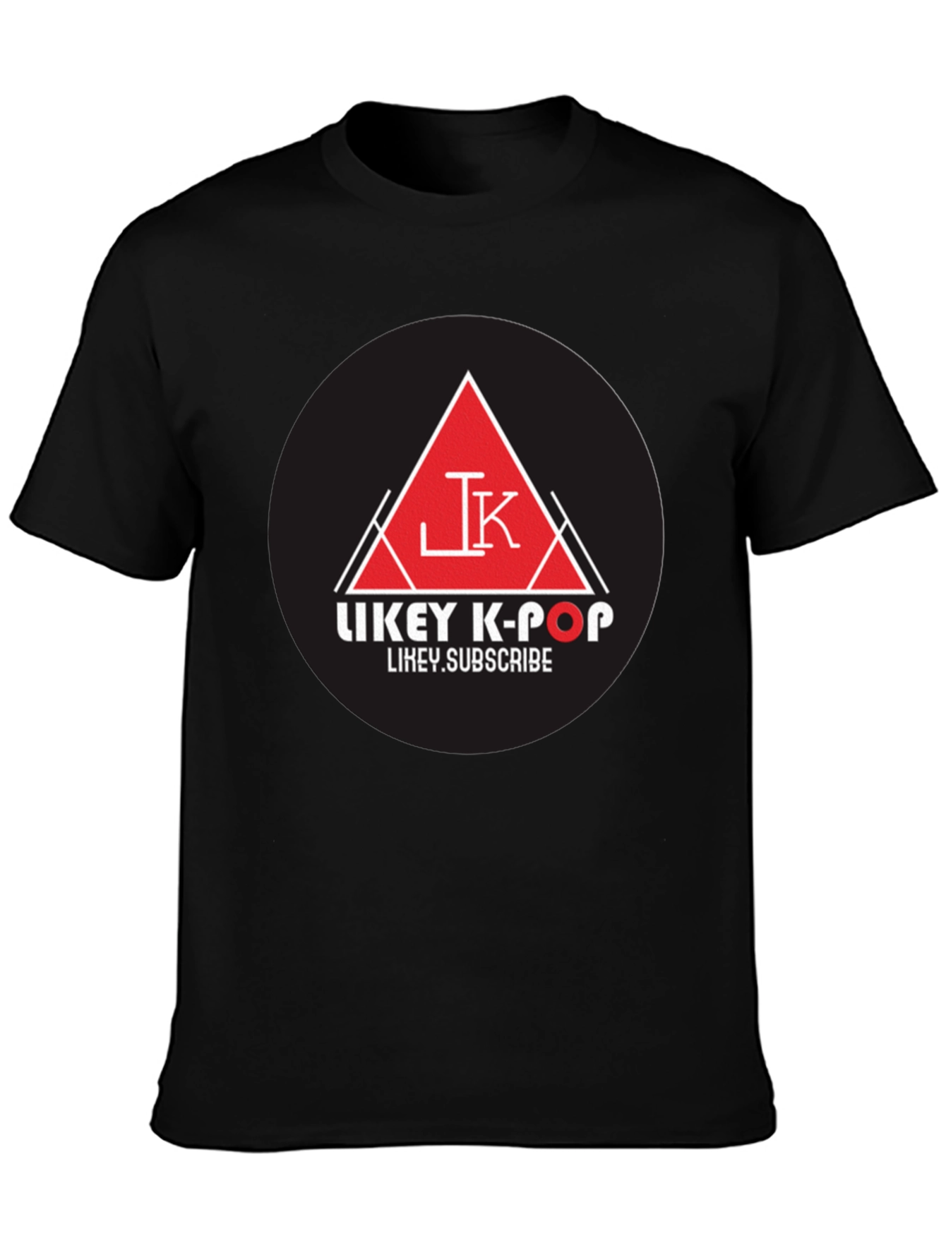 Likey K-Pop Black Graphic Tee