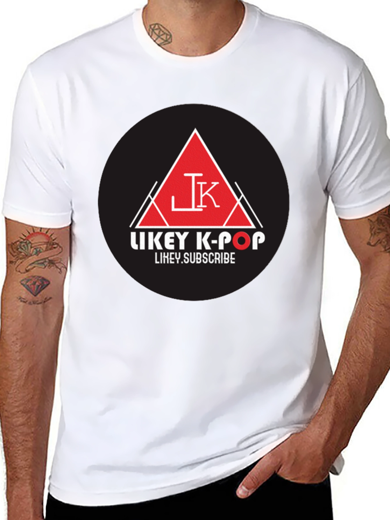 Likey K-Pop Black Graphic Tee