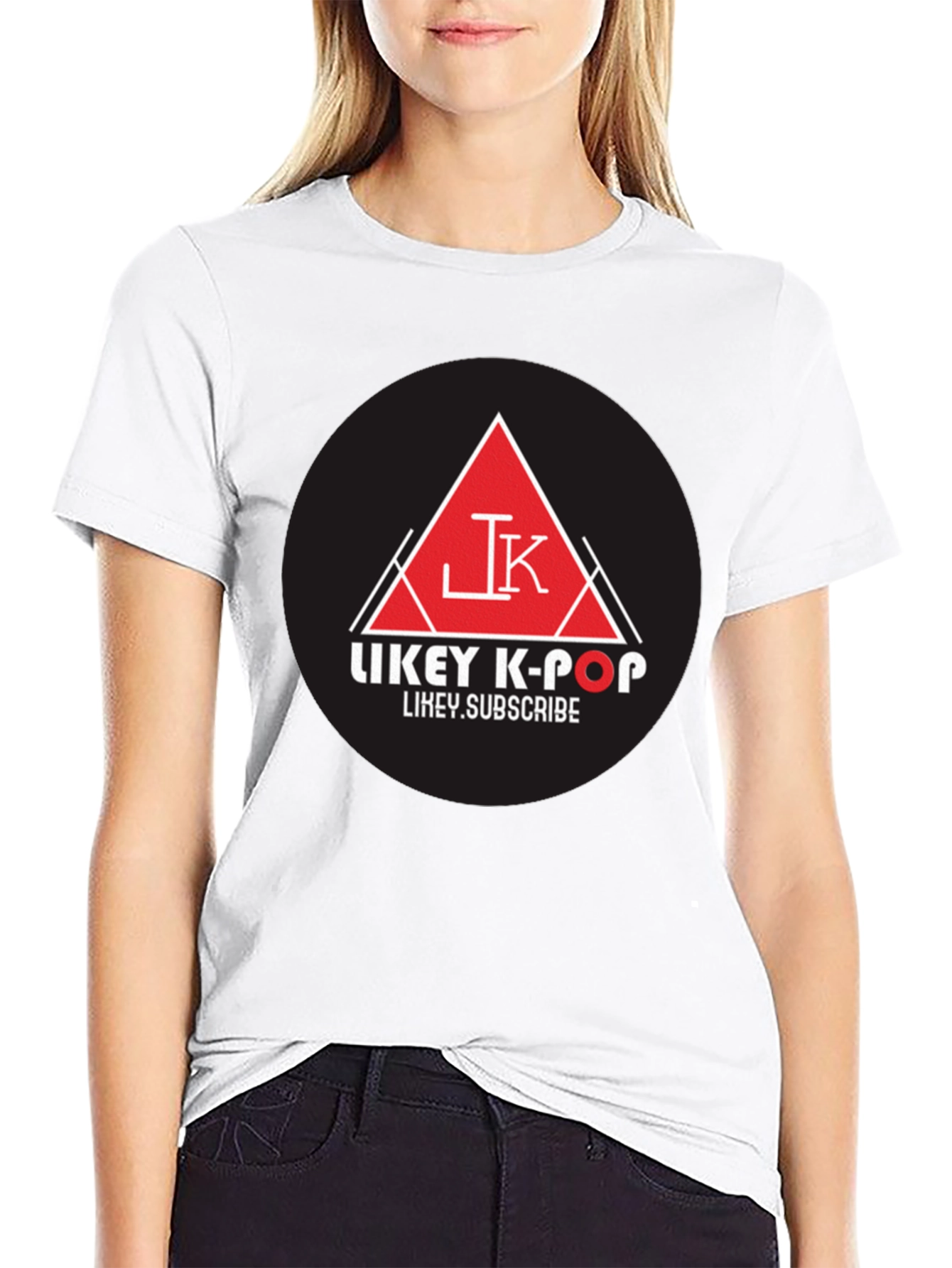 Likey K-Pop Black Graphic Tee