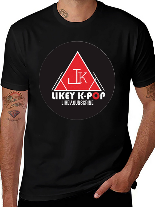 Likey K-Pop Black Graphic Tee
