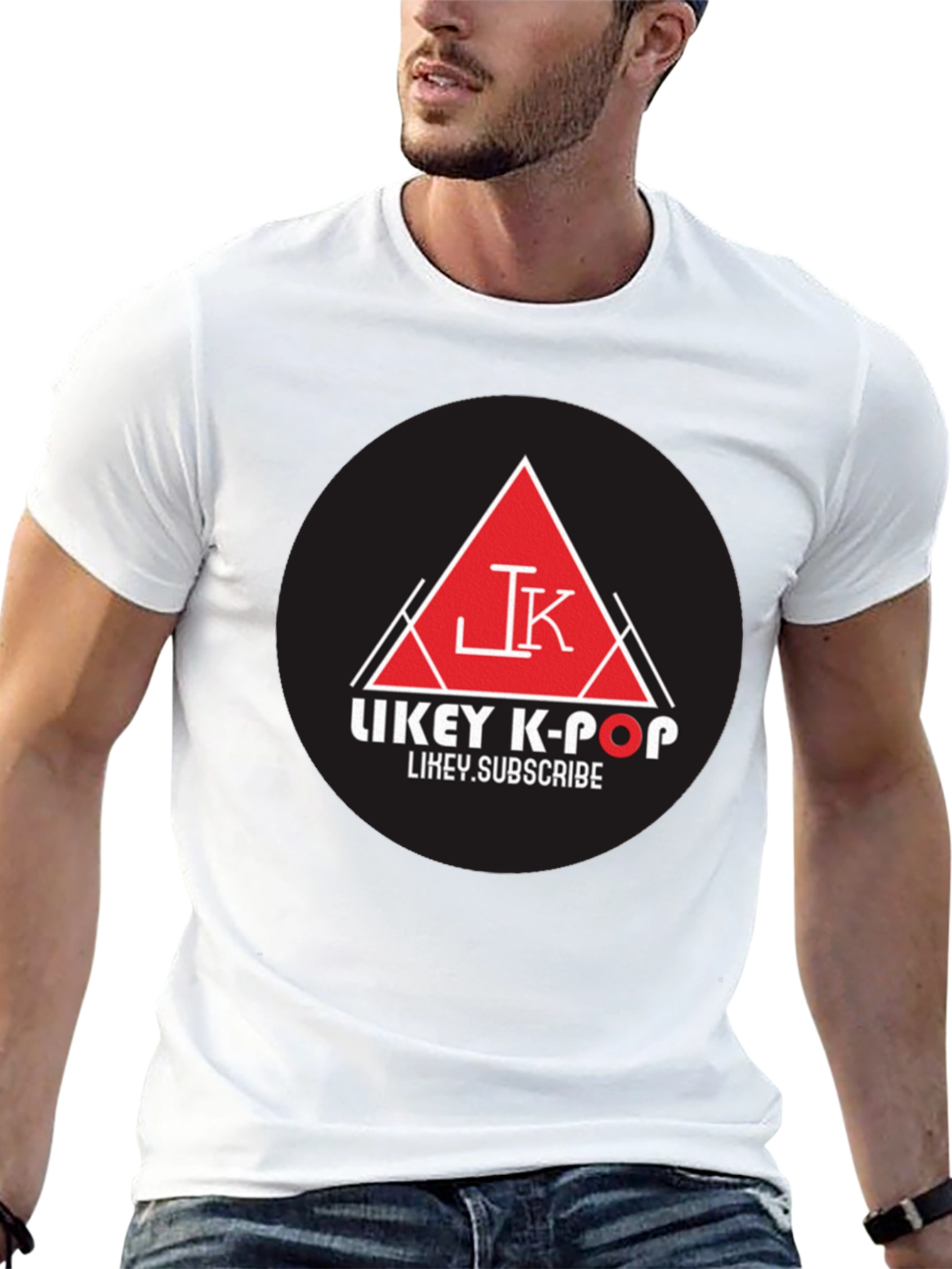 Likey K-Pop Black Graphic Tee