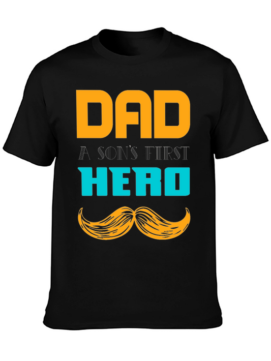 Dad Hero T-Shirt - A Sons First Hero Tee