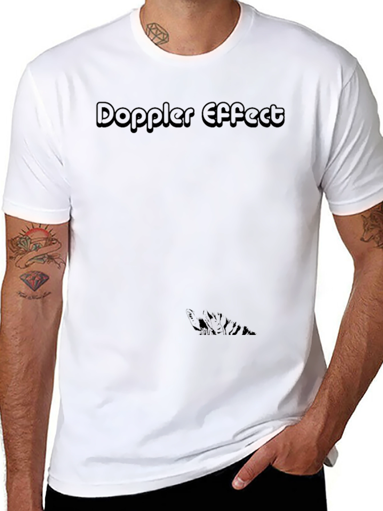 Doppler Effect T-Shirt - Soft Cotton Crew Neck Tee