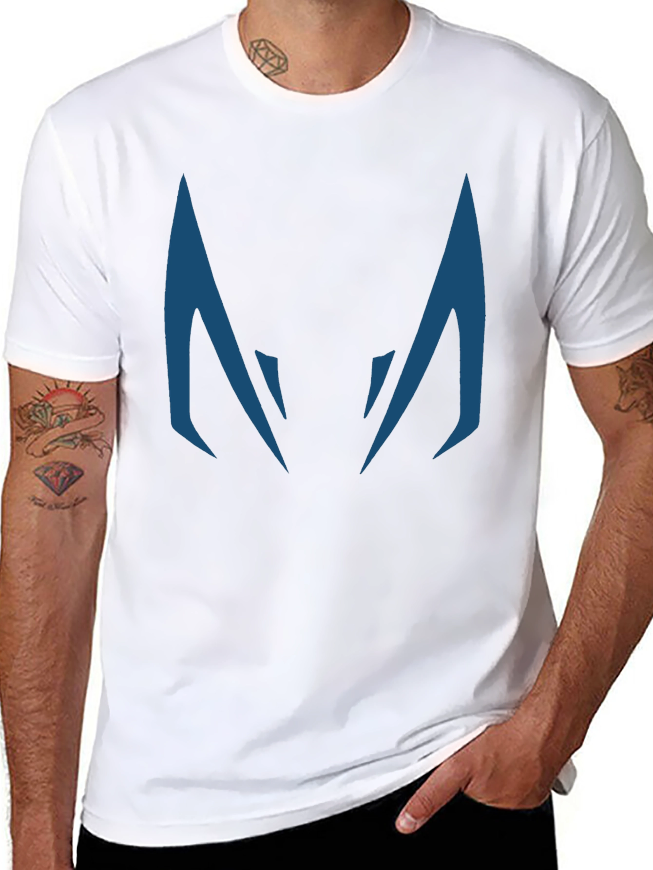 Abstract Graphic Print Tee
