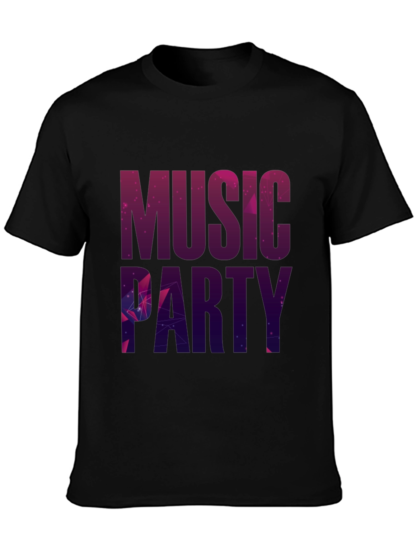 Music Party Black T-Shirt