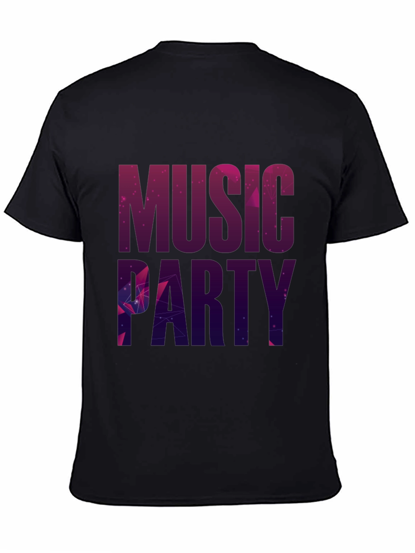 Music Party Black T-Shirt